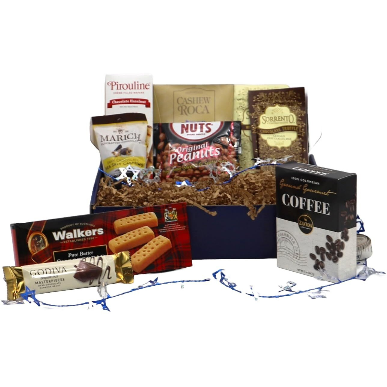Gift Basket Village The Eight Days Of Hanukkah Deluxe Gift Assortment - Gourmet Holiday Treats For Family, Friends & Business