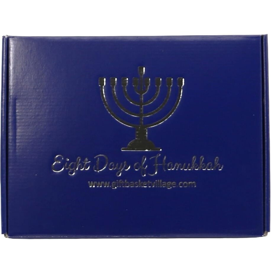 Gift Basket Village The Eight Days Of Hanukkah Deluxe Gift Assortment - Gourmet Holiday Treats For Family, Friends & Business