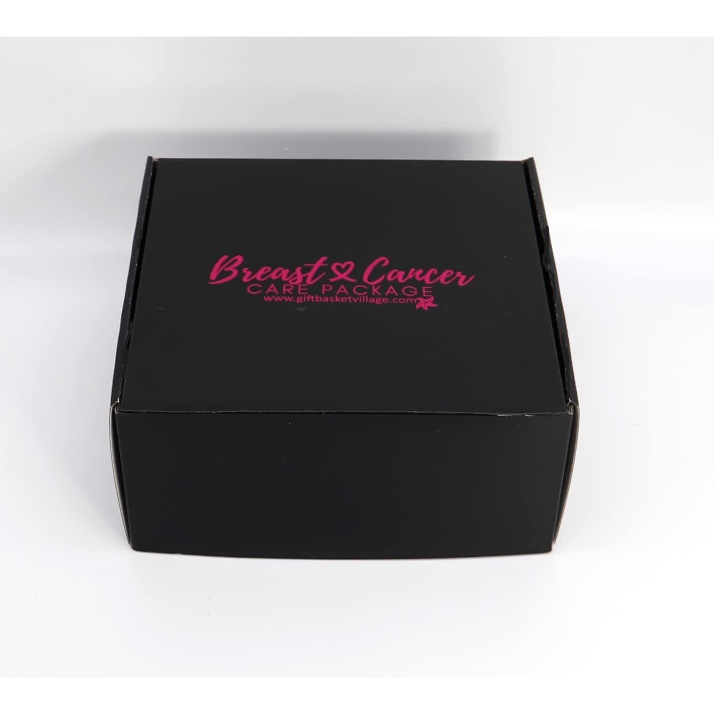 Gift Basket Village - Breast Cancer Care Package Support & Comfort Gift Set With Mints, Chapstick, Decorative Box, Candies, Plush & Mug - Handcrafted In Usa