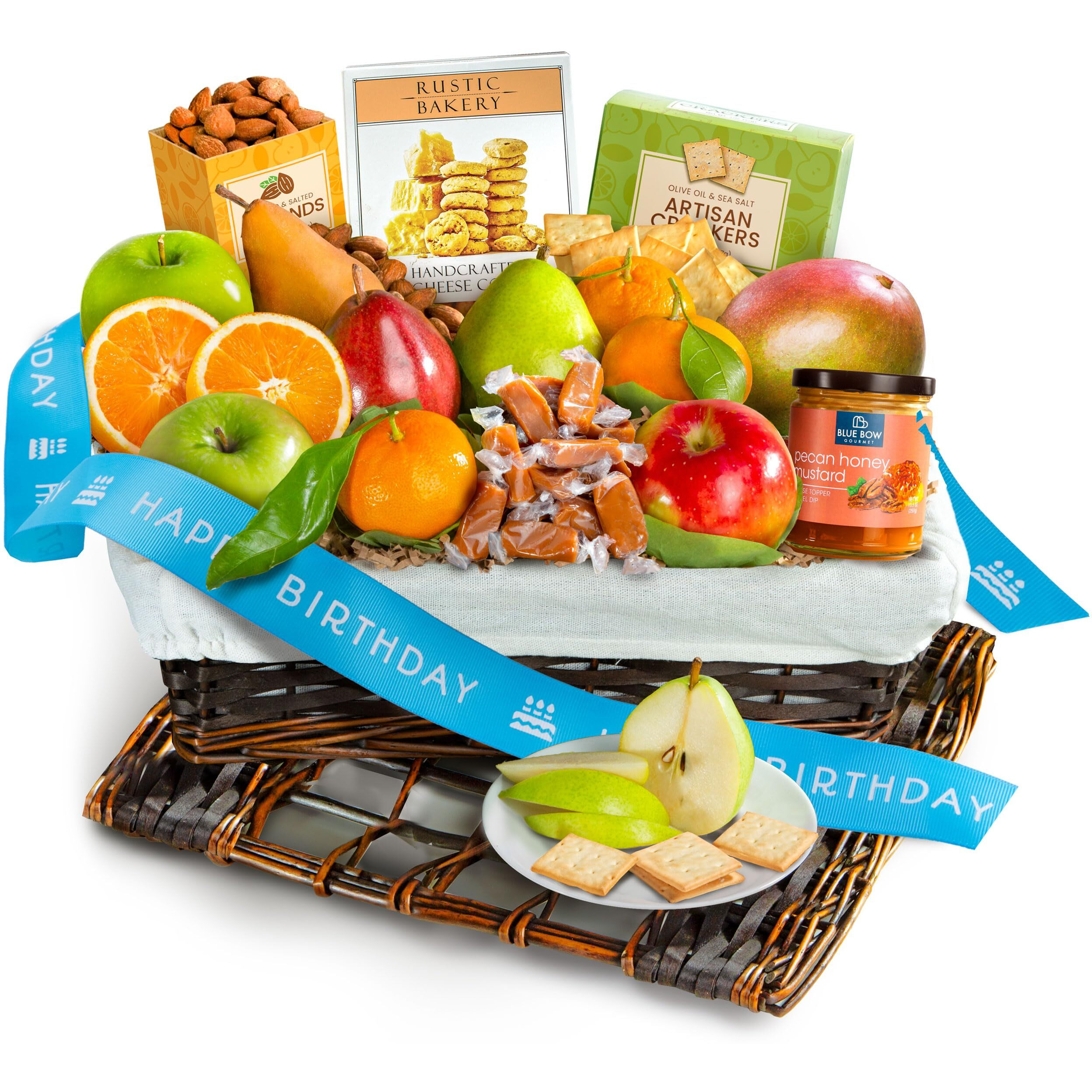 A Gift Inside Happy Birthday Classic Deluxe Fruit Basket