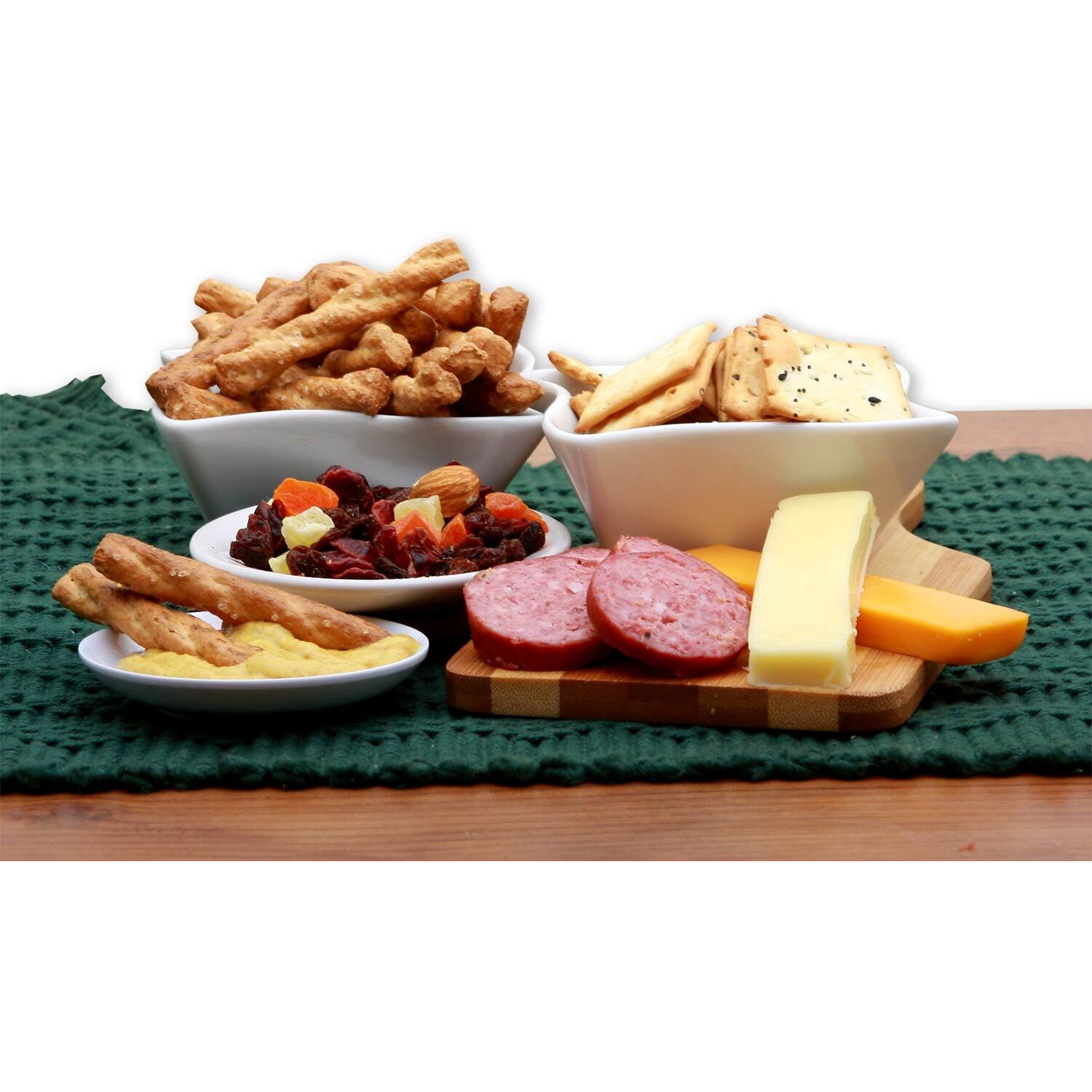 Free 1-3 Day Delivery Gourmet Gift - Classic Selection Deluxe Meats & Cheese Gift Basket