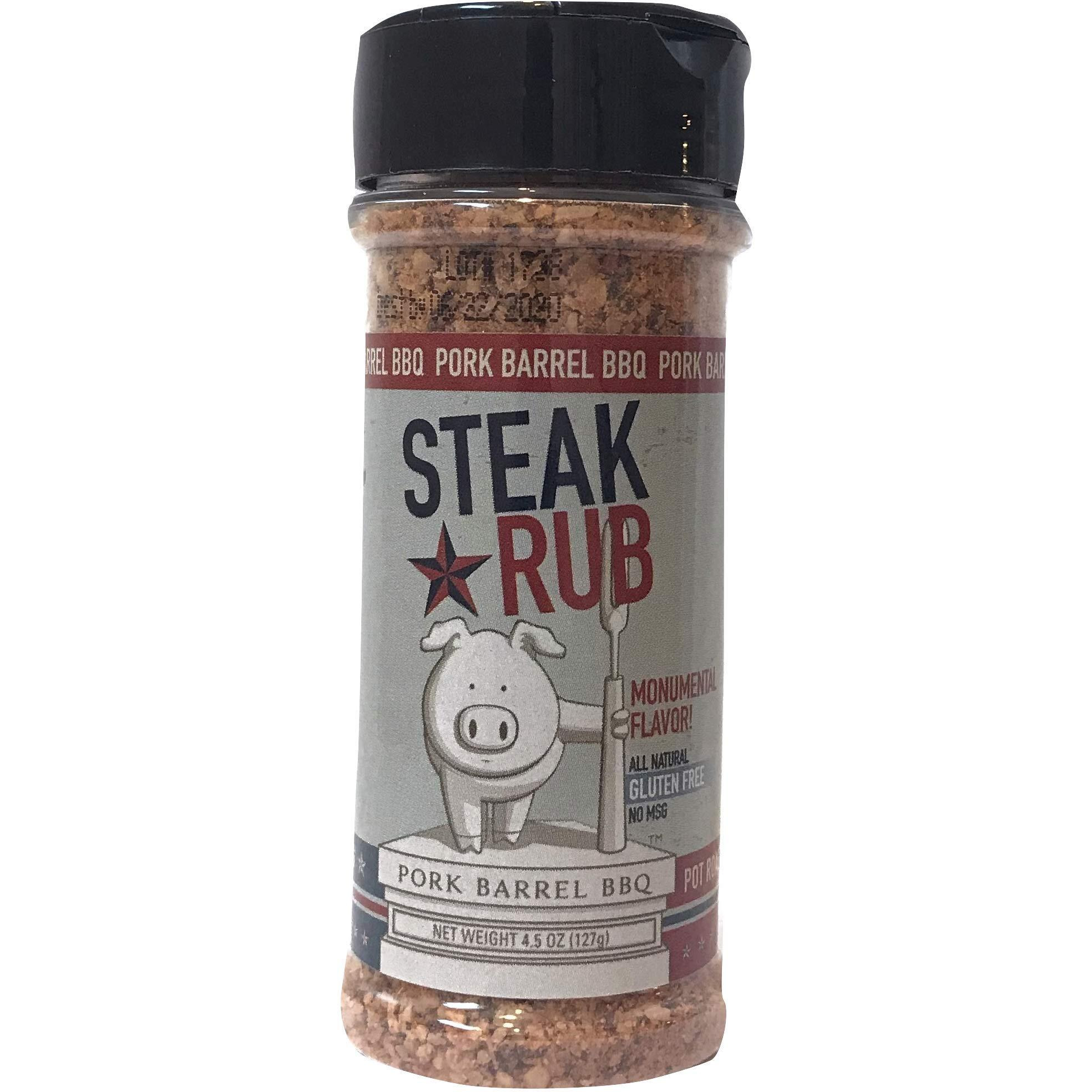 Spices And Seasonings Sets I Bbq Gift Set - Grill Holiday Spice Basket Pork Rub, Steak Seasoning And Bbq Rub, And Chicken Seasoning And Bbq Rub - Bbq Dad Gifts For Men - Pork Barrel Bbq Spices And Seasonings Sets -