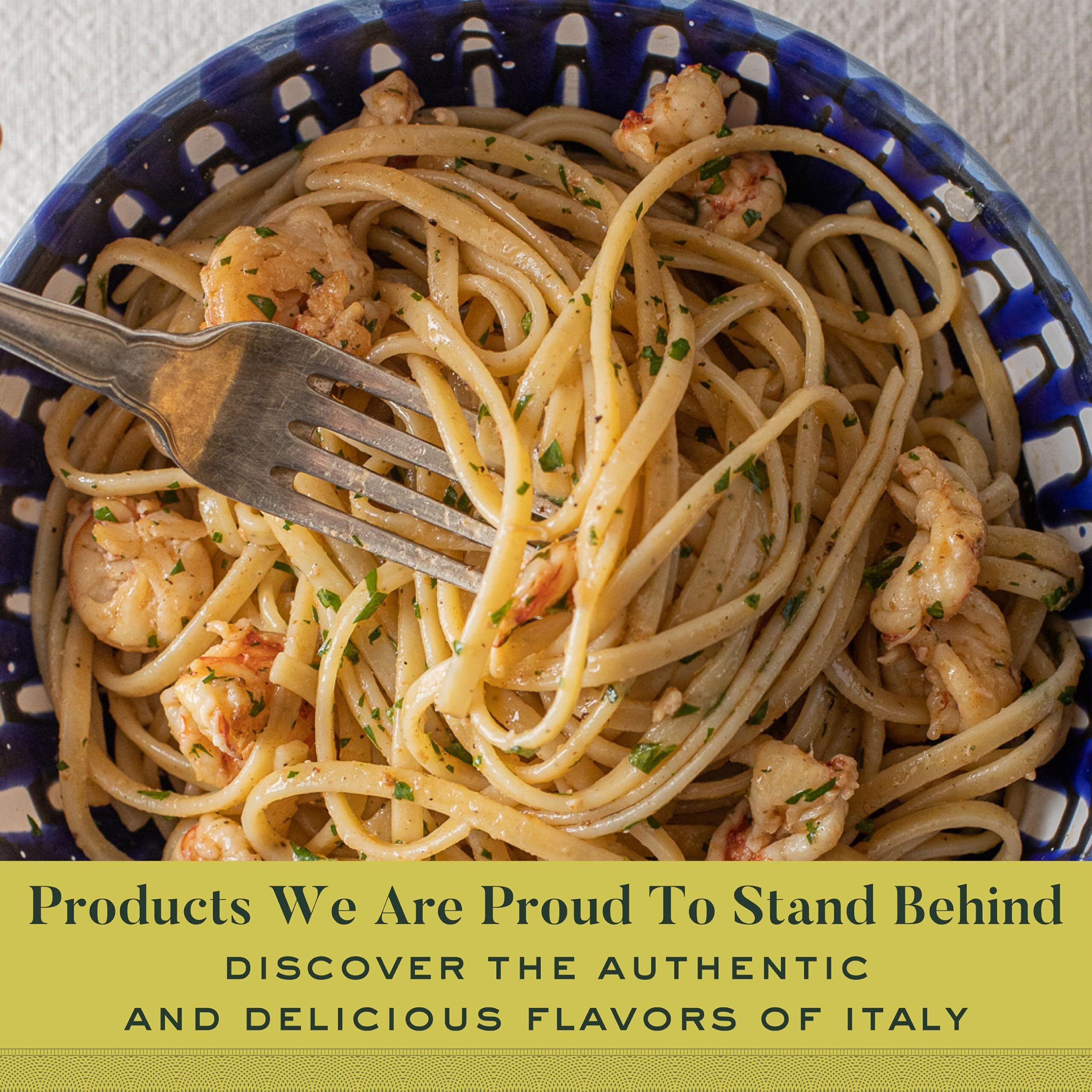 Bellina 4 Piece Italian Gift Basket With Organic Squid Ink Pasta, Organic Lemon Pepper Pasta, Lemon Extra Virgin Olive Oil, & Sea Salt Capers - Gourmet Pasta Gift Basket For Women & Men, Italian Pasta From Italy