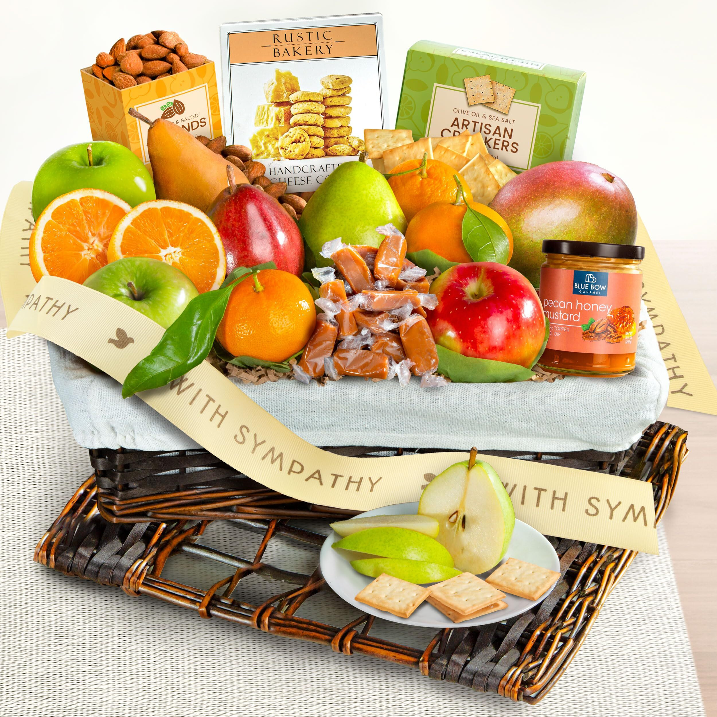 A Gift Inside Sympathy Classic Deluxe Fruit Basket