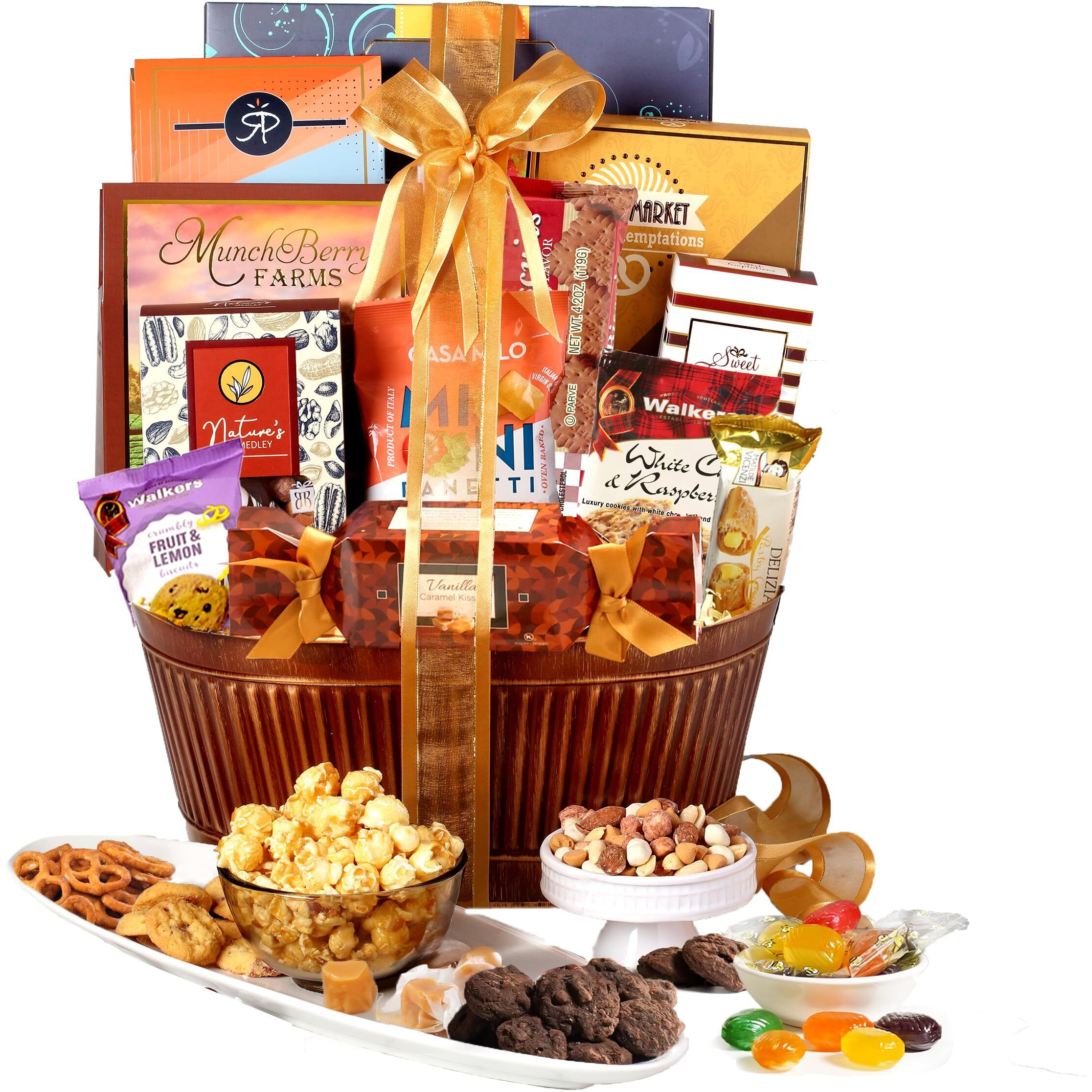 Broadway Basketeers Chocolate Gift Basket Snack Gifts For Women, Men, Families, College, Appreciation, Thank You, Birthday, Corporate, Get Well Soon, Sympathy Care Package