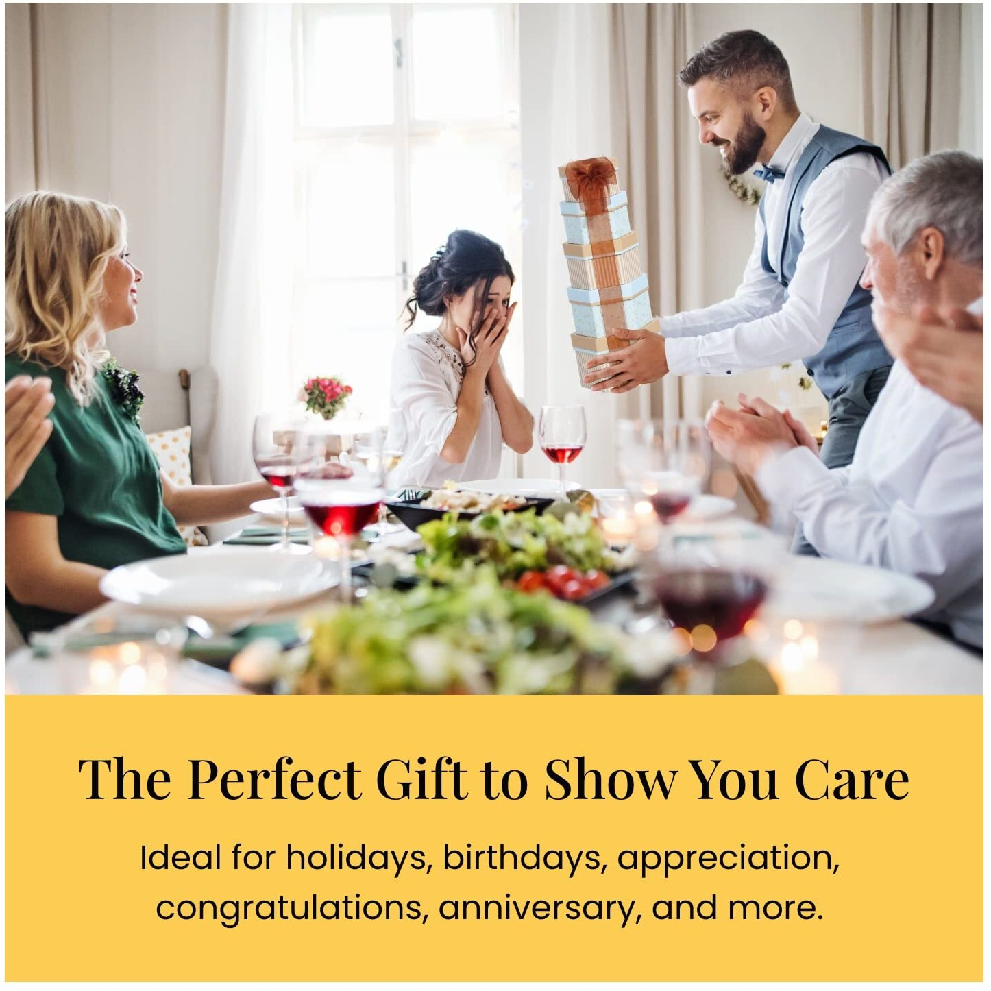 Broadway Basketeers Gourmet Food Gift Basket Tower Snack Gifts For Women, Men, Families, College - Appreciation, Thank You, Congratulations, Corporate, Get Well Soon Care Package