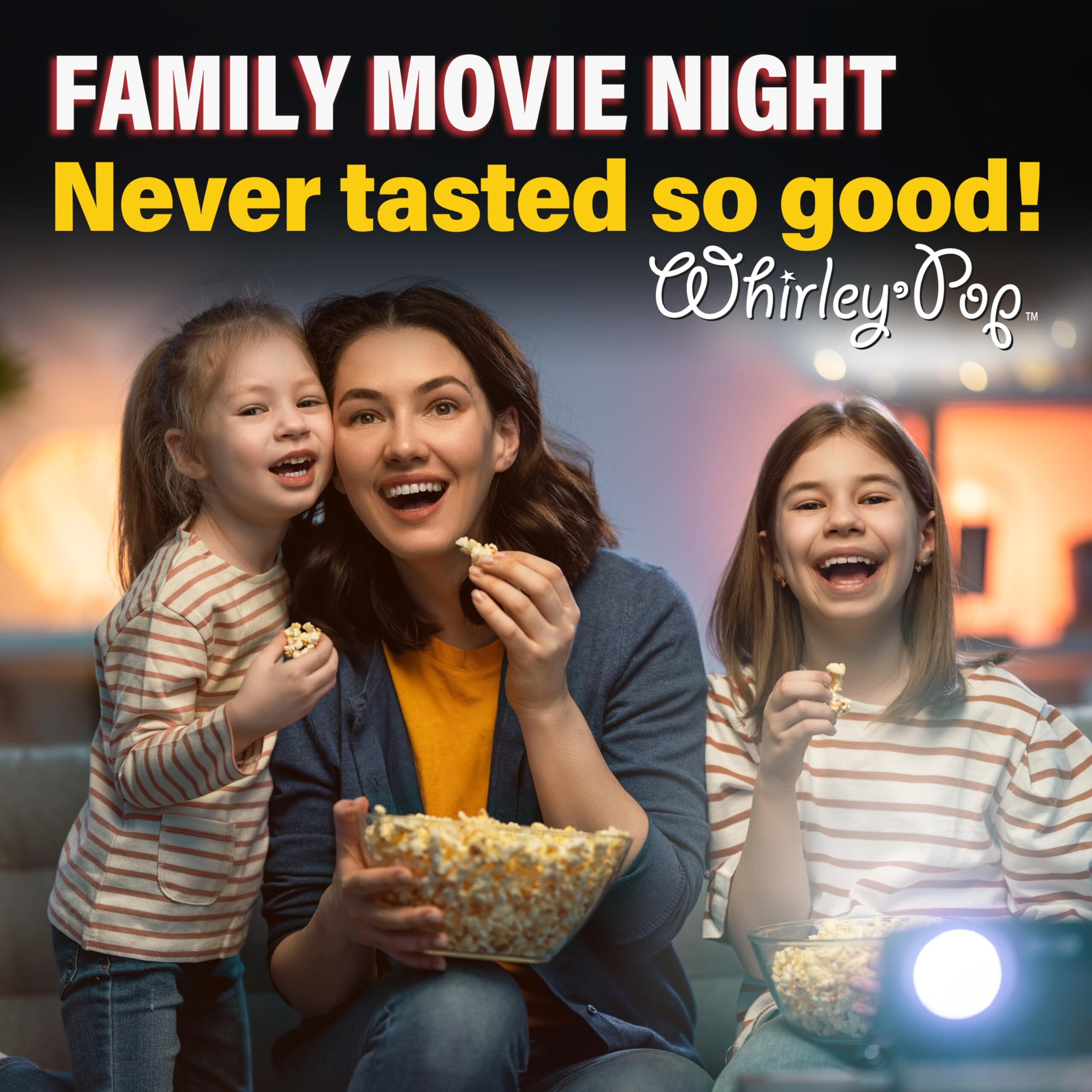 Wabash Valley Farms Movie Night Popcorn Gift Set - Movie Night Supplies For Gift Basket