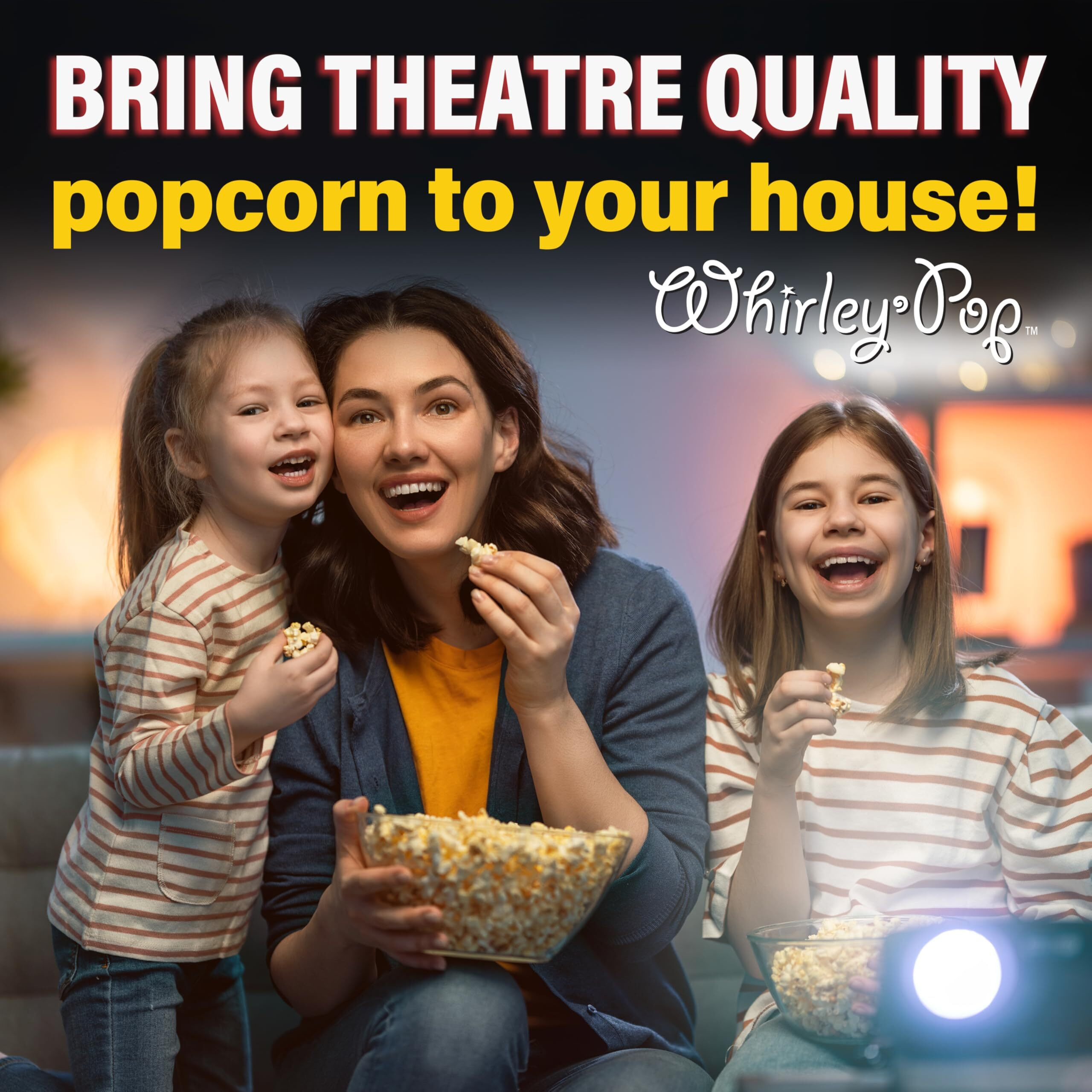 Wabash Valley Farms Movie Night Popcorn Gift Set - Mini Vintage Movie Marquee Popcorn Kit, Movie Night Supplies For Gift Basket, Movie Theater Popcorn Kernels, Popcorn Gifts For Every Occasion