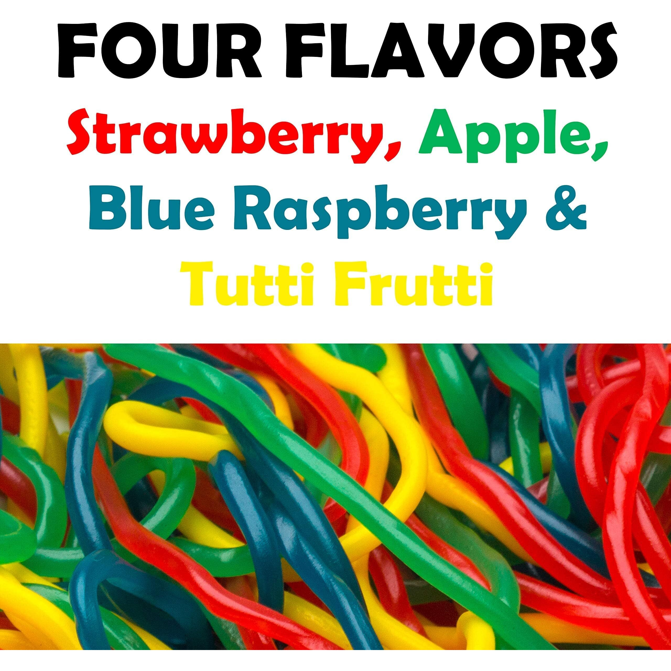 Bunny Barf Rainbow Lace Licorice Funny Unique Easter Basket Stuffer Gag Gift Candy For Birthday Girls, Boys And Teens (5.5 Ounces)