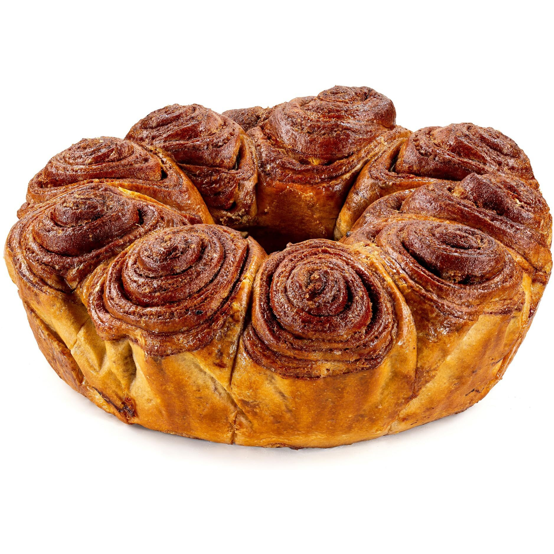Cinnamon Babka Cake | Valentines Gift Basket | Traditional Hungarian Cinnamon Babka Bread | Holiday Gourmet Cookie Gift | Christmas Thanksgiving | 2 Lb Stern's Bakery (Cinnamon Babka)