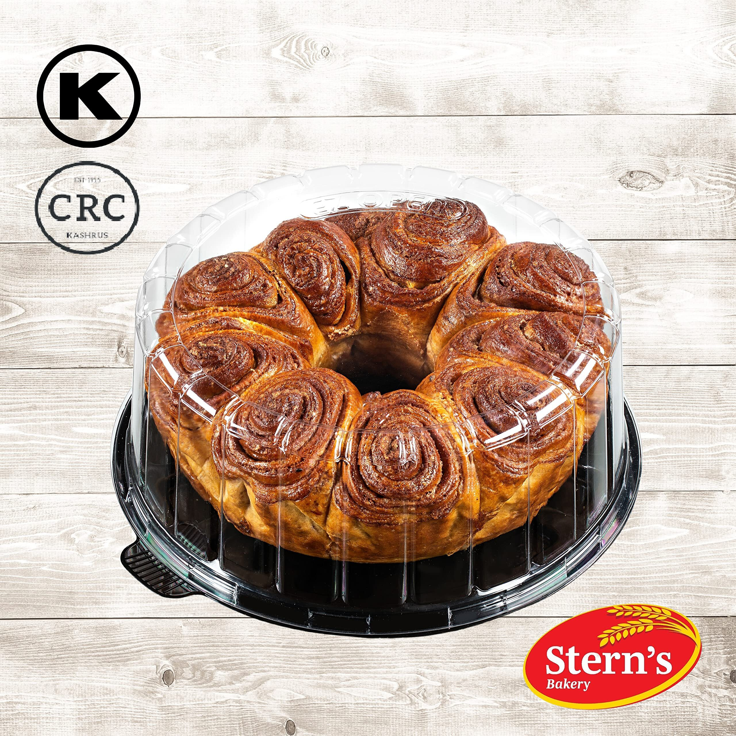 Cinnamon Babka Cake | Valentines Gift Basket | Traditional Hungarian Cinnamon Babka Bread | Holiday Gourmet Cookie Gift | Christmas Thanksgiving | 2 Lb Stern's Bakery (Cinnamon Babka)