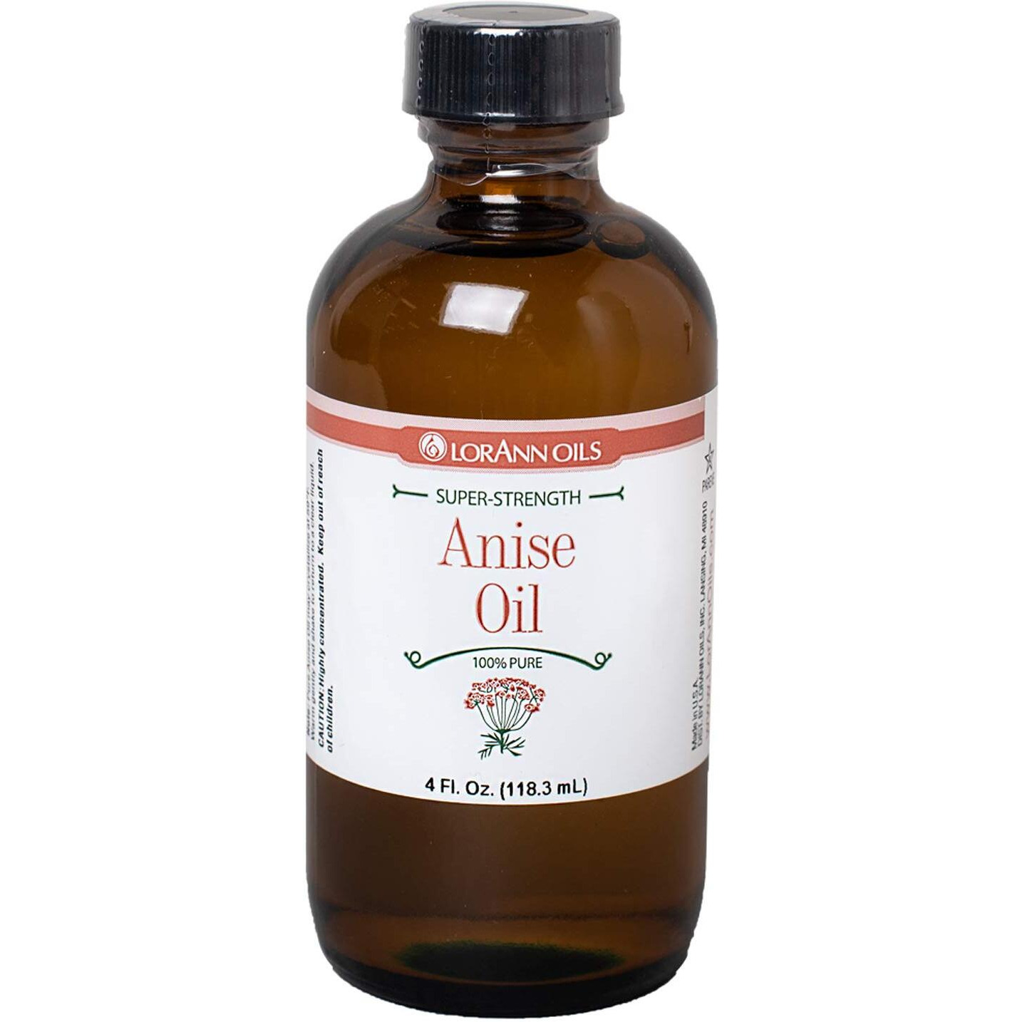 Lorann Anise Oil Ss, Natural Flavor, 4 Ounce Bottle