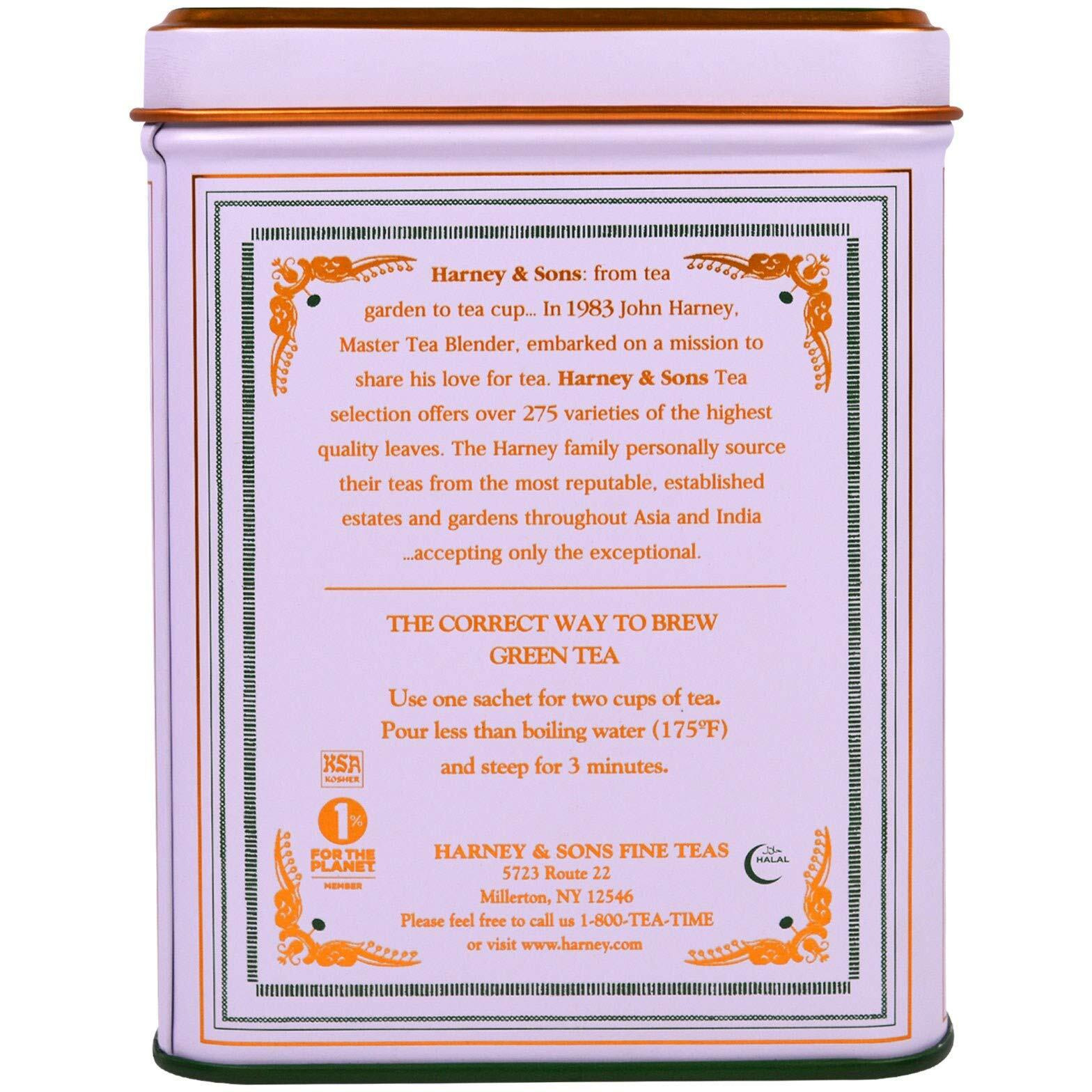 Harney & Sons Japanese Sencha Green Tea, 20 Sachets | Classic Collection