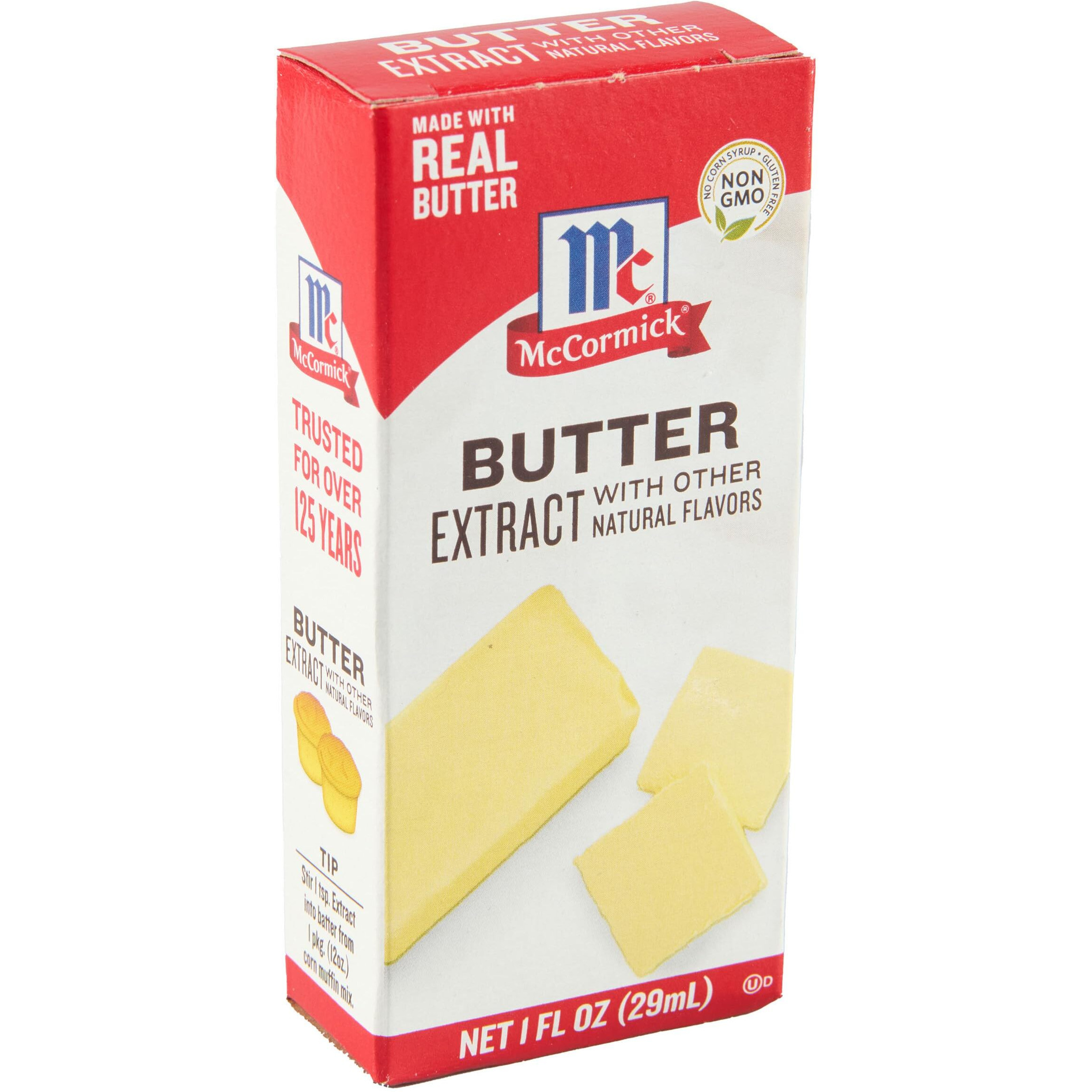 Mccormick Butter Extract With Other Natural Flavors, 1 Fl Oz (Pack Of 6)
