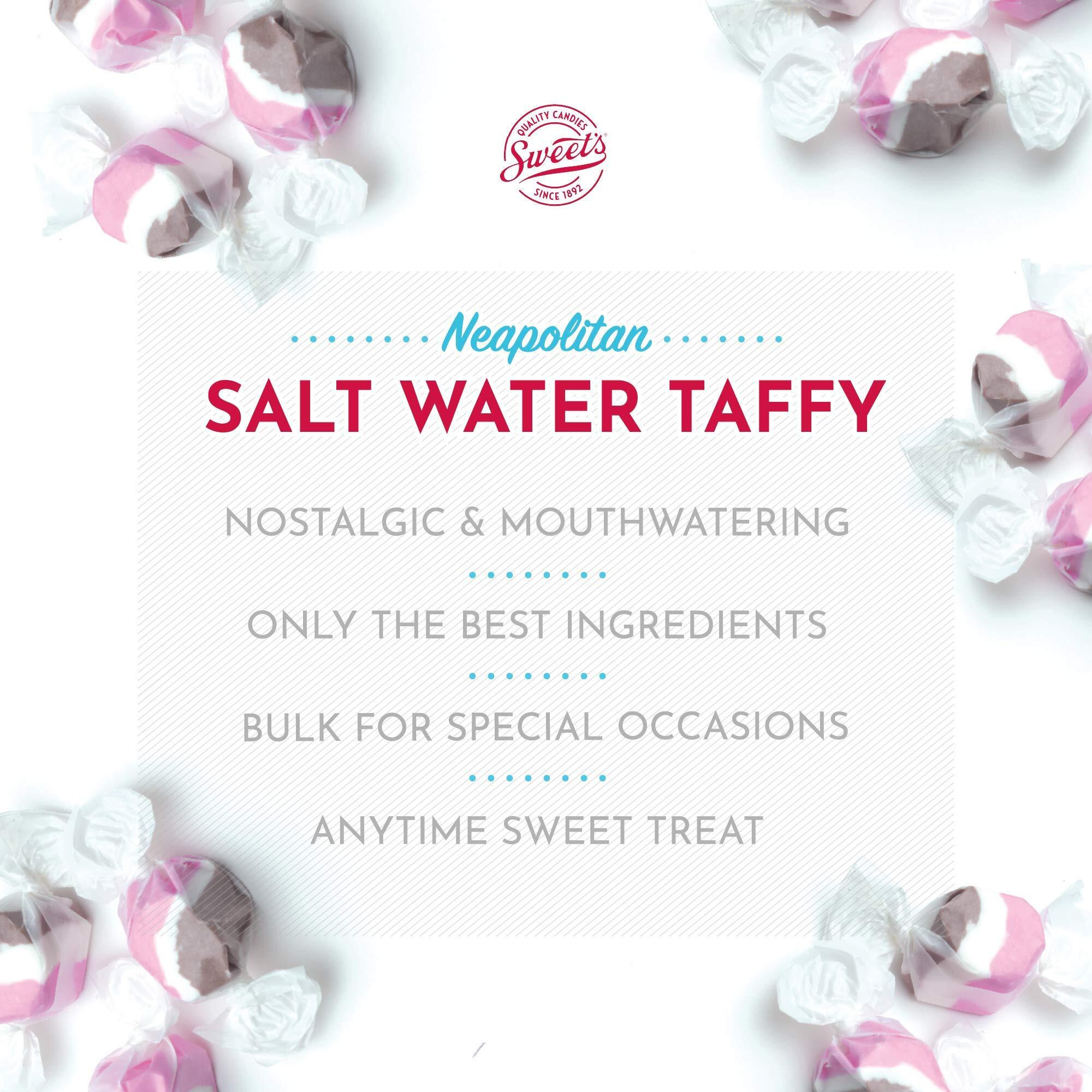 Bulk Saltwater Taffy, 3 Pounds (Neapolitan)