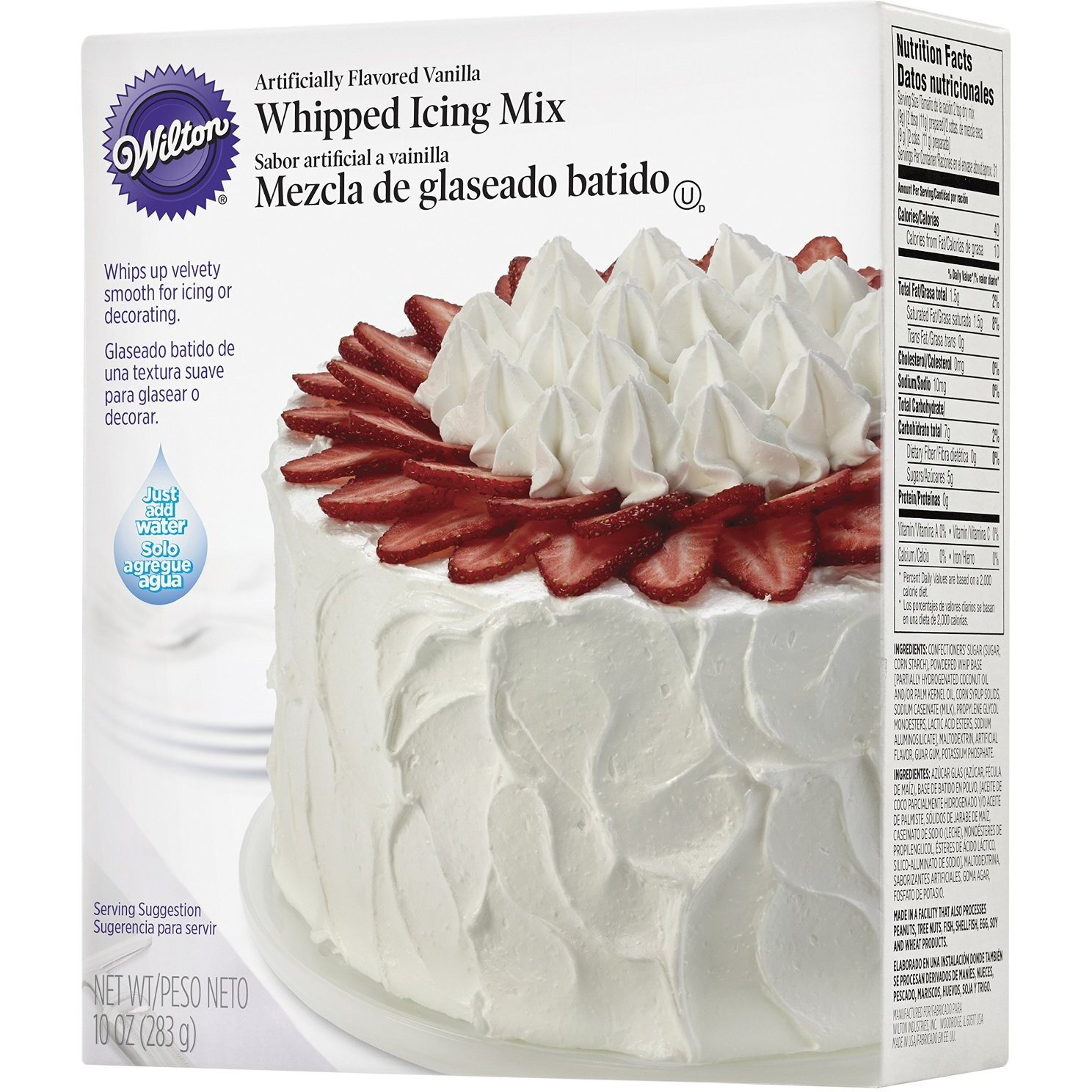 Wilton Whipped Icing Mix, Vanilla, 10 Oz.