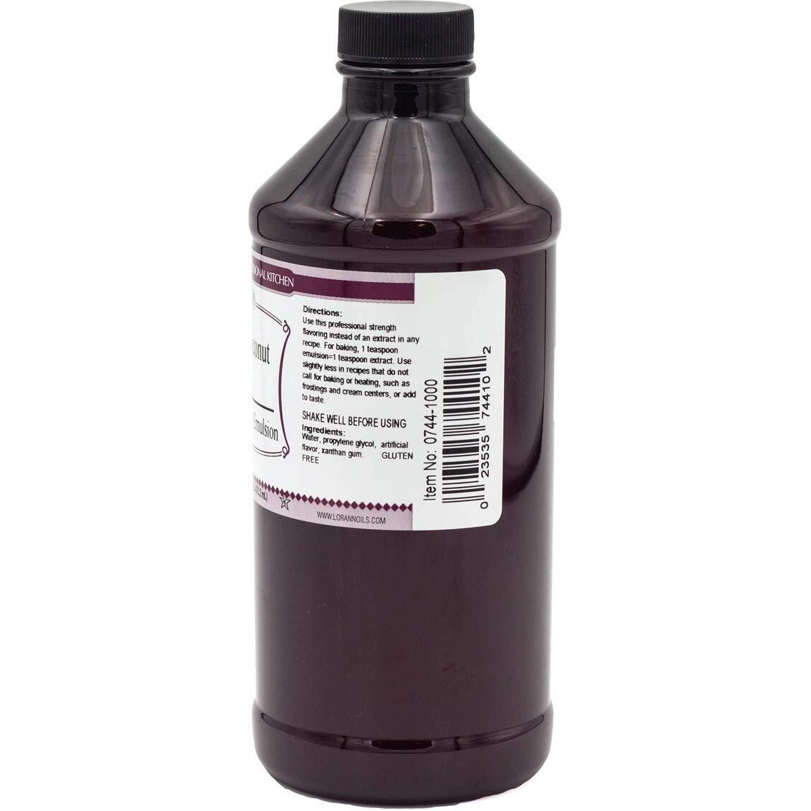 Lorann Coconut Bakery Emulsion, 16 Ounce Bottle