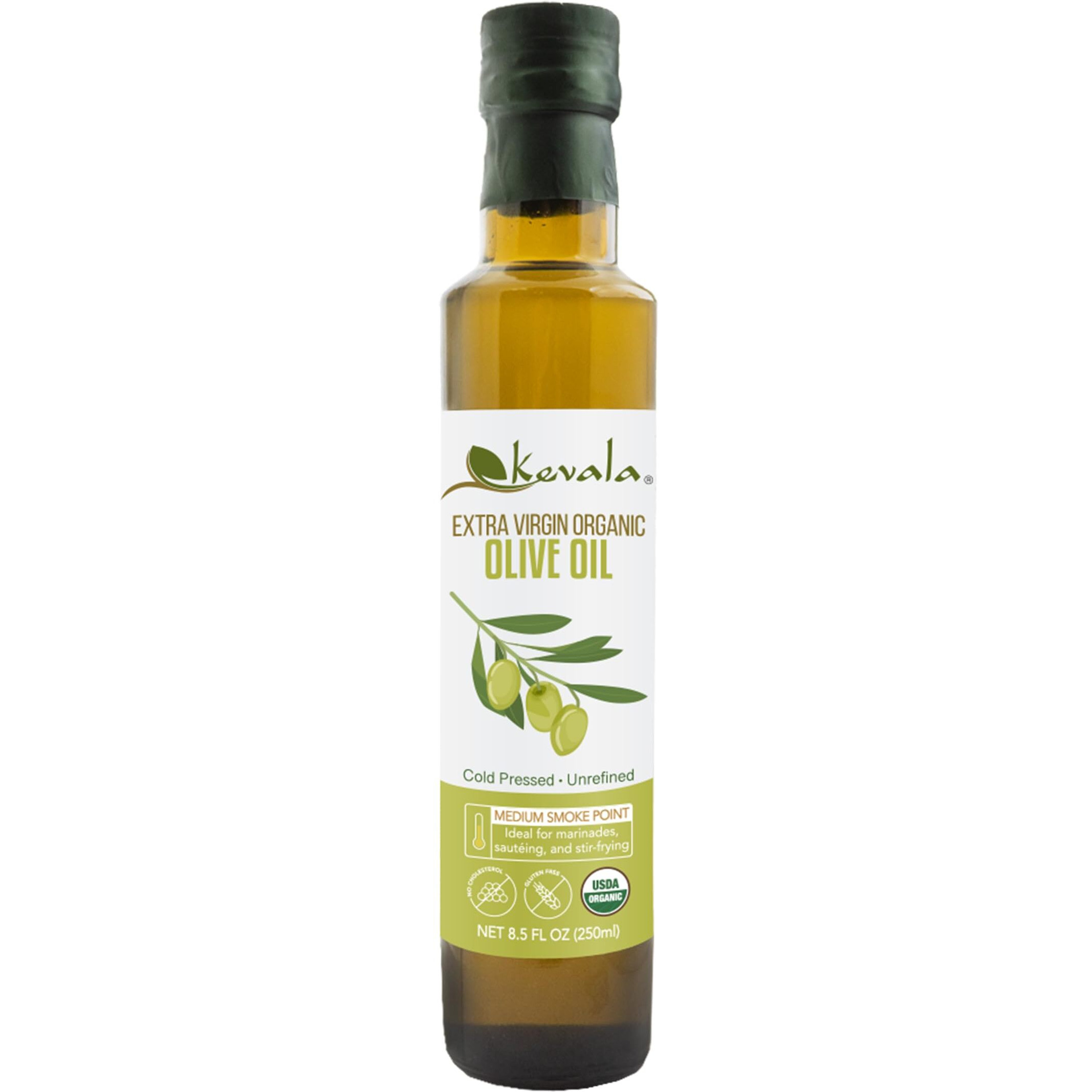 Kevala Extra Virgin Organic Olive Oil, 8 Fl Oz