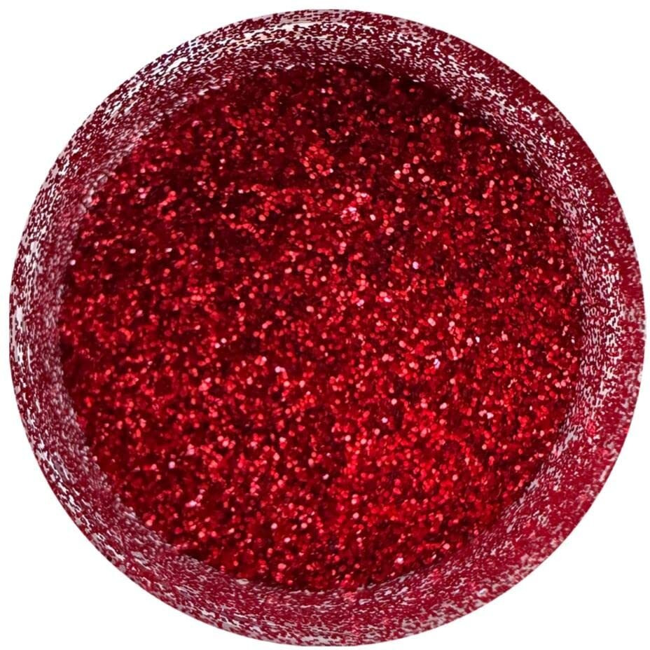 Christmas Red Disco Cake 5 Gr Decoration, Toppers, Wedding, Cupcakes, Fondant, Cake Pops 5G By Oh Sweet Art