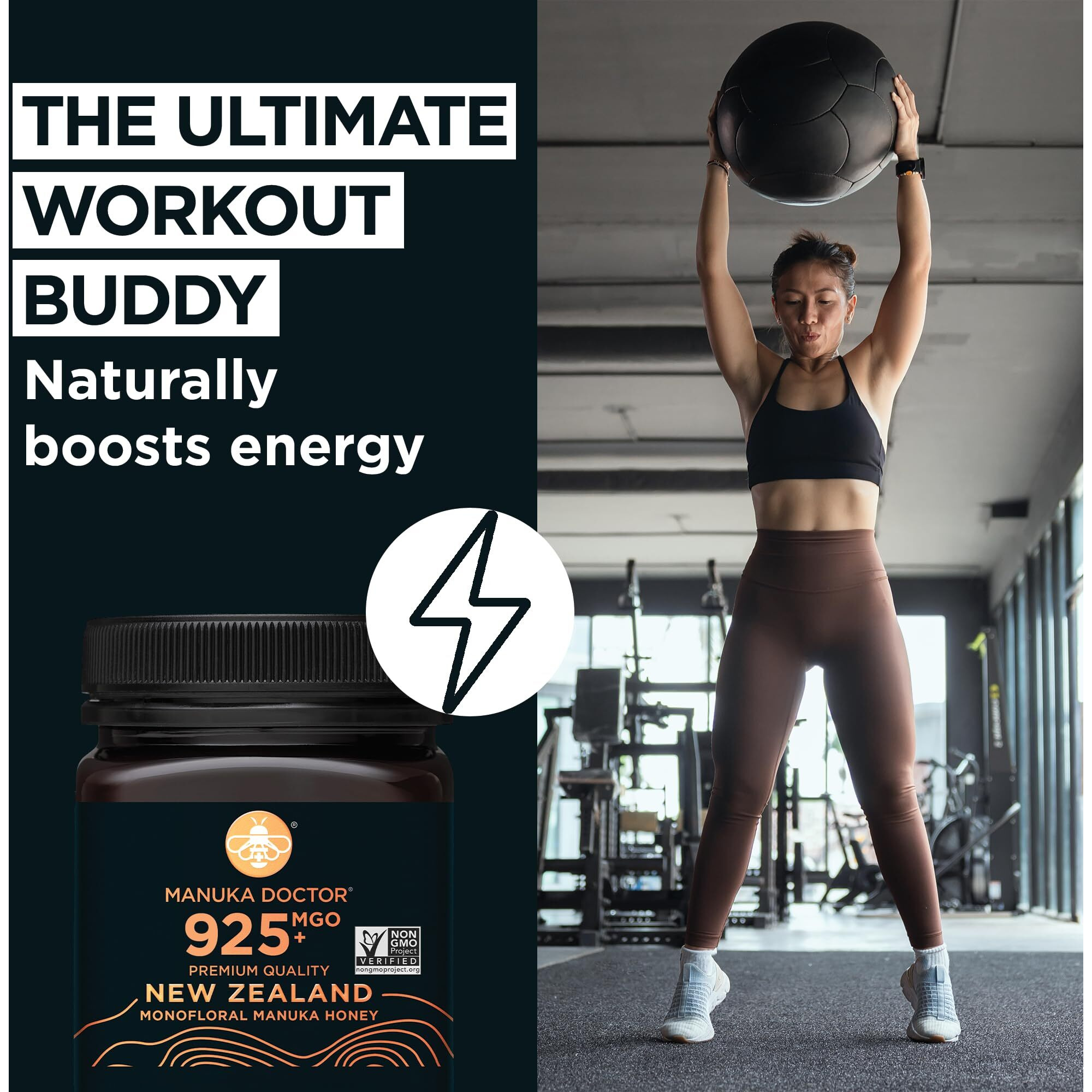 Manuka Doctor - Mgo 925+ Manuka Honey Monofloral, 100% Pure New Zealand Honey. Certified. Guaranteed. Raw. Non-Gmo (8.75 Oz)