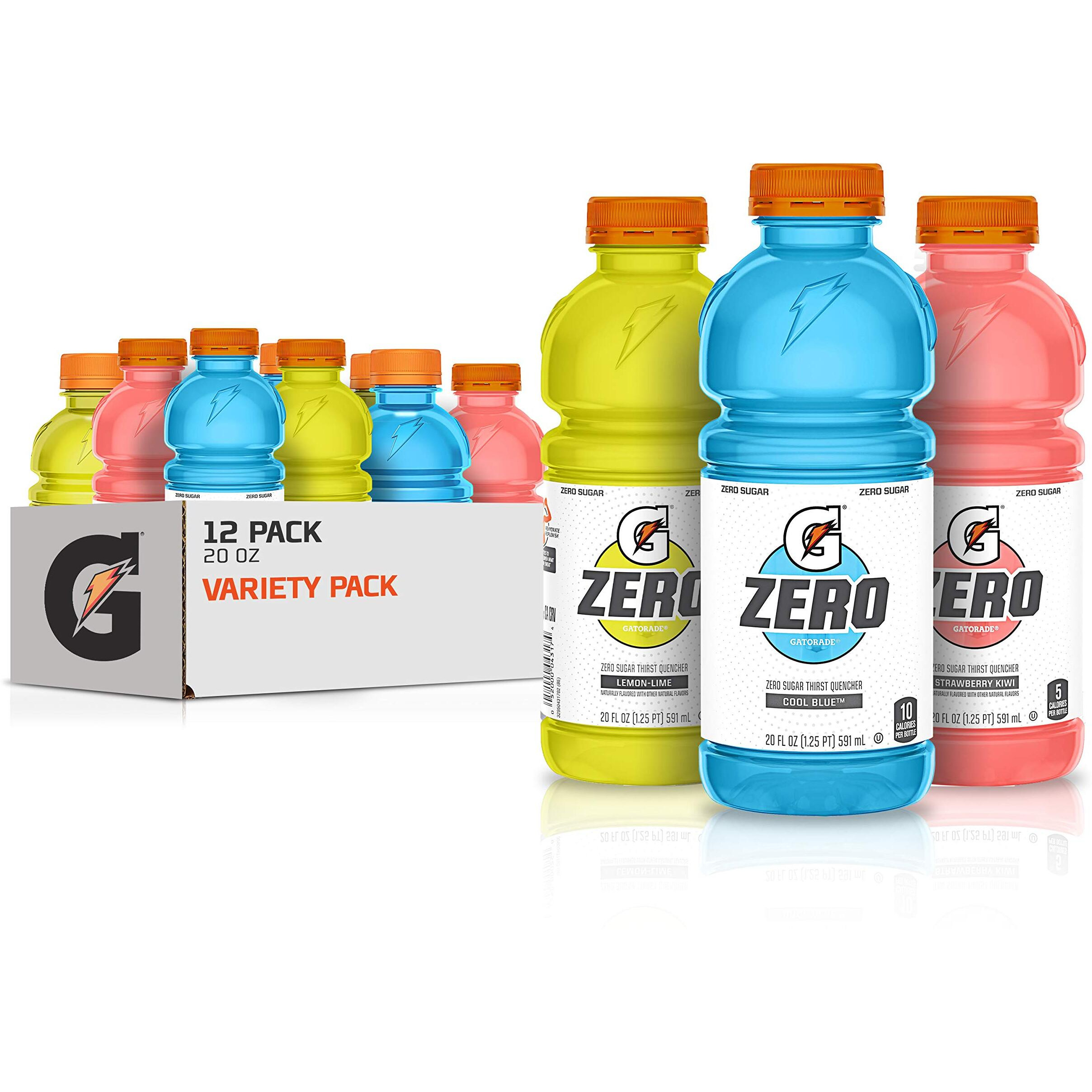 Gatorade Variety Pack Thirst Quencher, 20 Fl Oz Bottles, 12 Pack