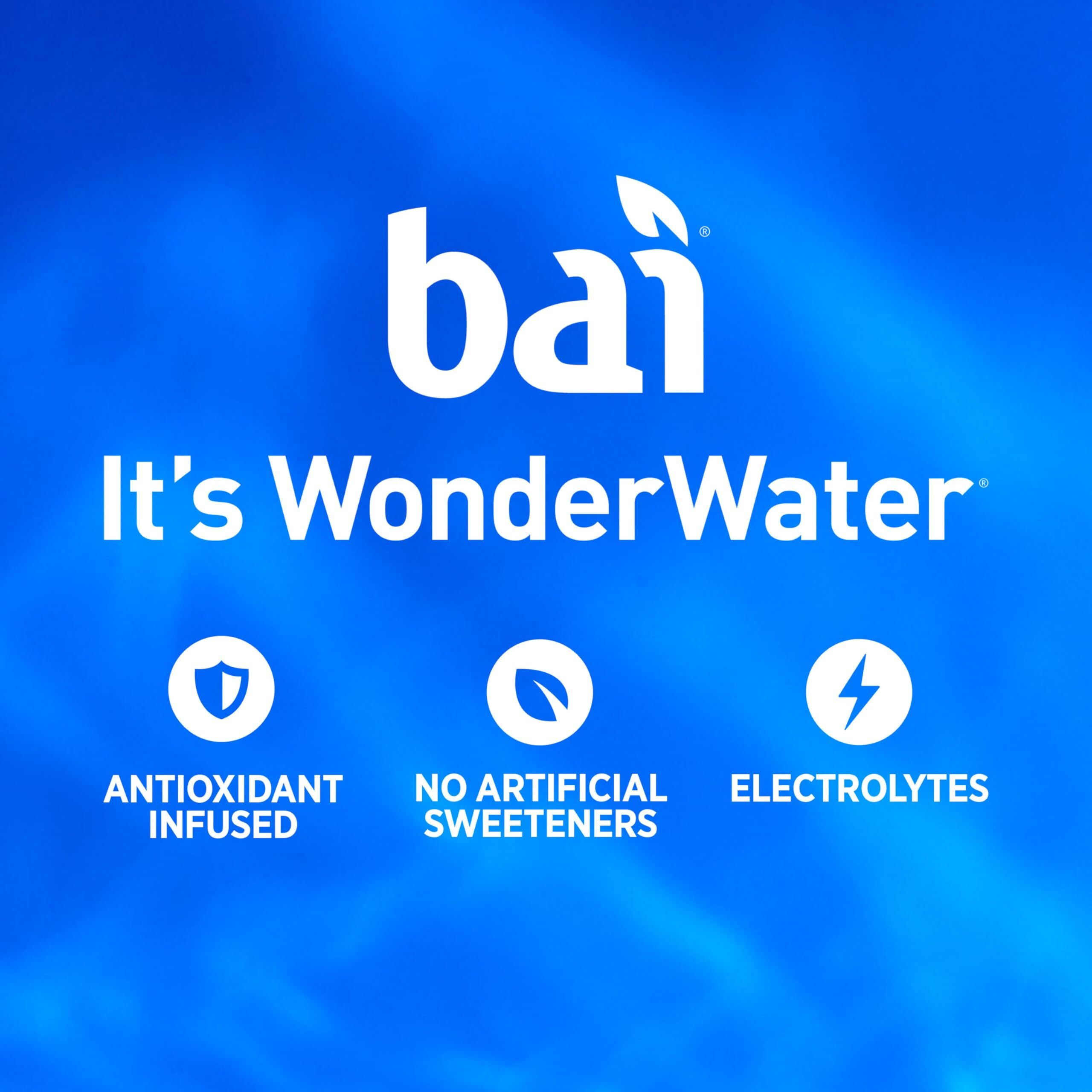 Bai Antioxidant Infused Water Beverage, Kula Watermelon, With Vitamin C And No Artificial Sweeteners, 18 Fluid Ounce Bottle, 12 Pack