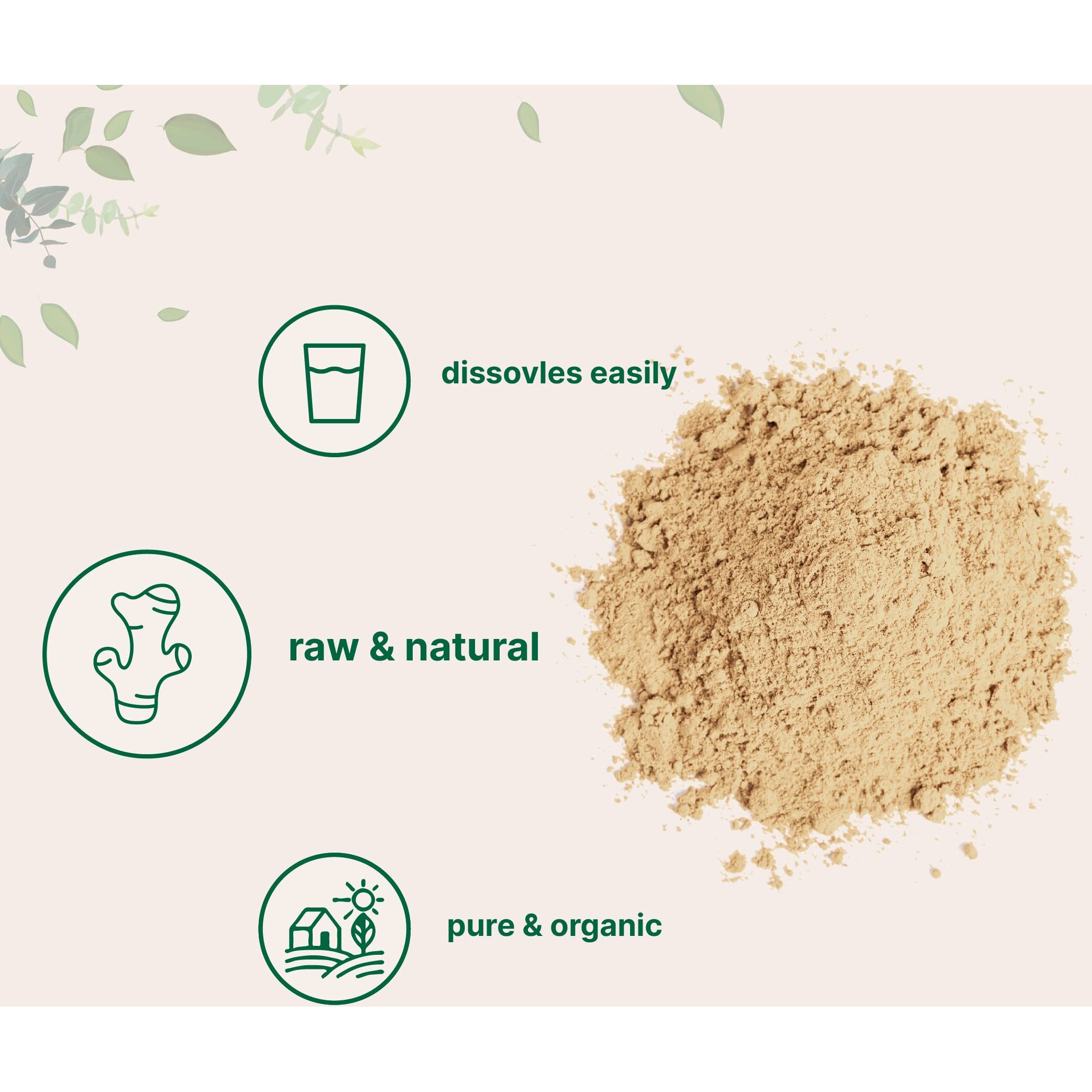 Organic Ginger Powder, 2Lbs (32Oz) | Premium Source For Spice & Seasoning | Great For Baking, Cooking & Tea | Additive Free, Non-Gmo, Bulk Supply