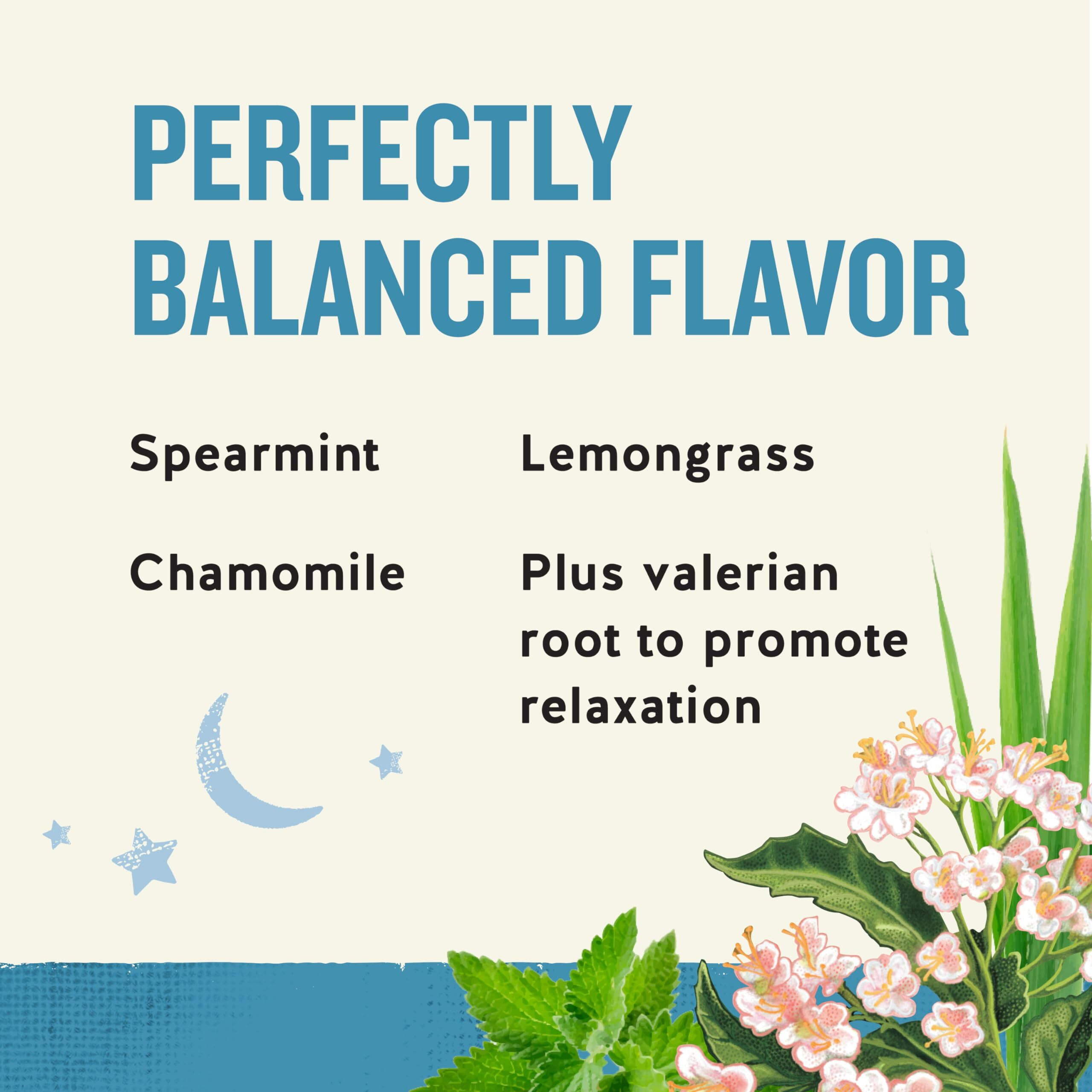 Celestial Seasonings Sleepytime Wellness Extra Tea, Caffeine Free, 40 Tea Bags Box, (Pack Of 6)