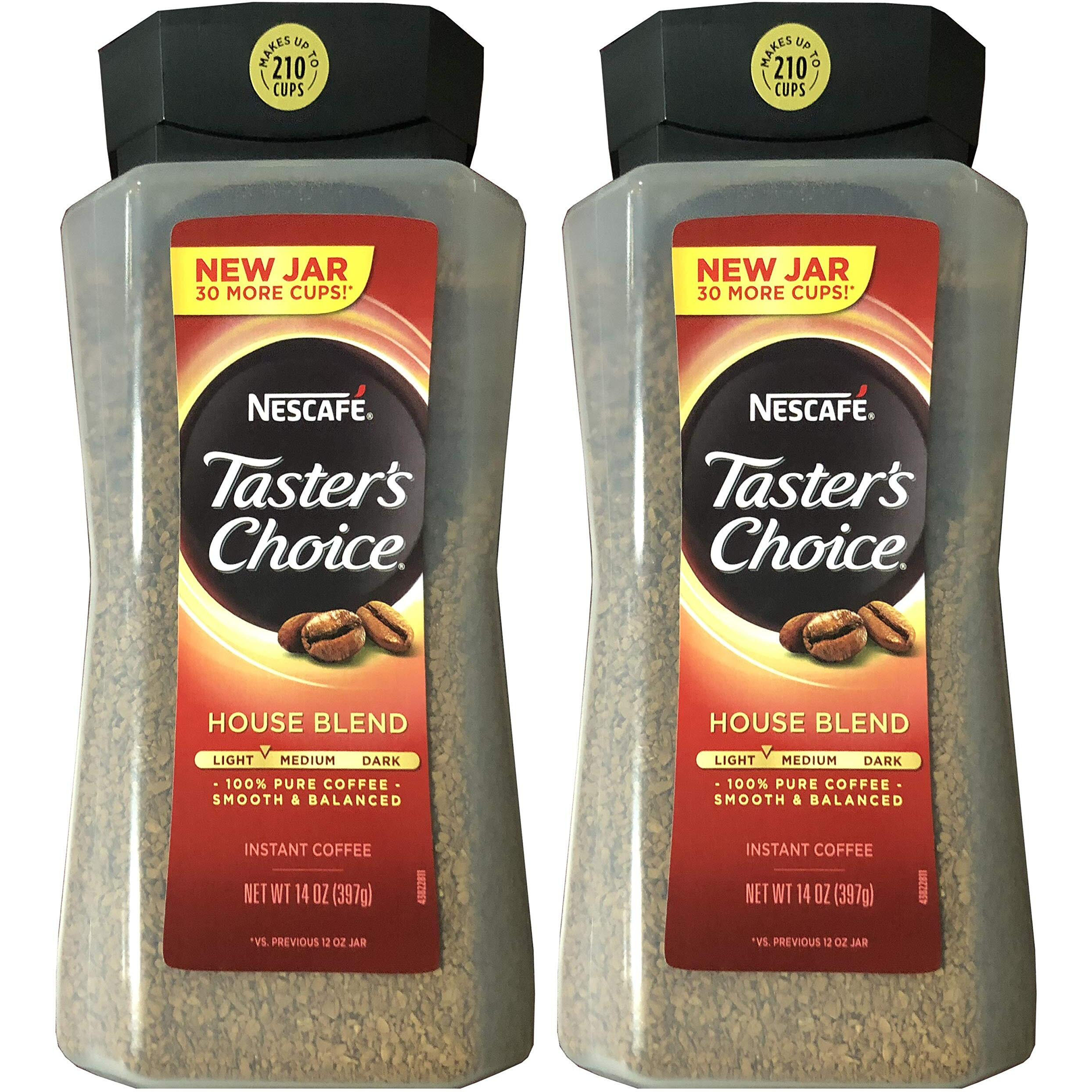 Taster's Choice Original Gourmet Instant Coffee 14 Oz, Pack Of 2