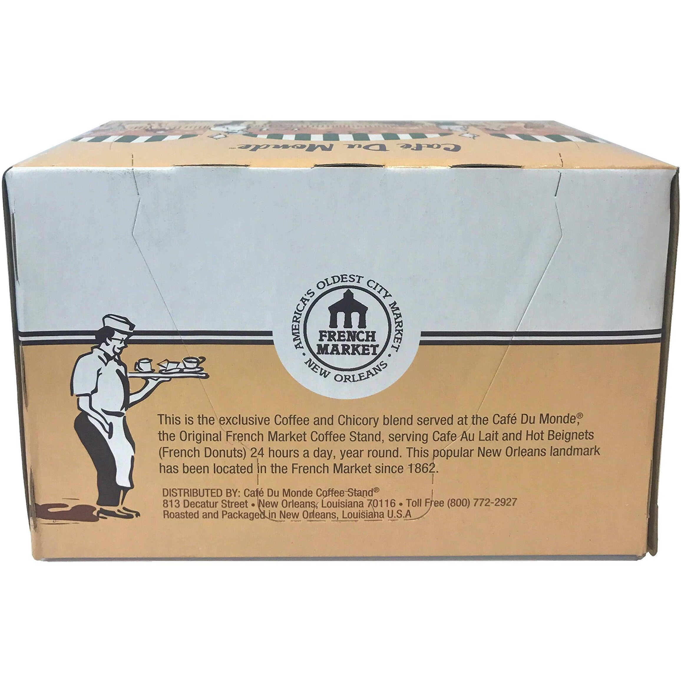 Cafe Du Monde Dark Roast Pods Coffee And Chicory Single Serve Cups (72 Count)