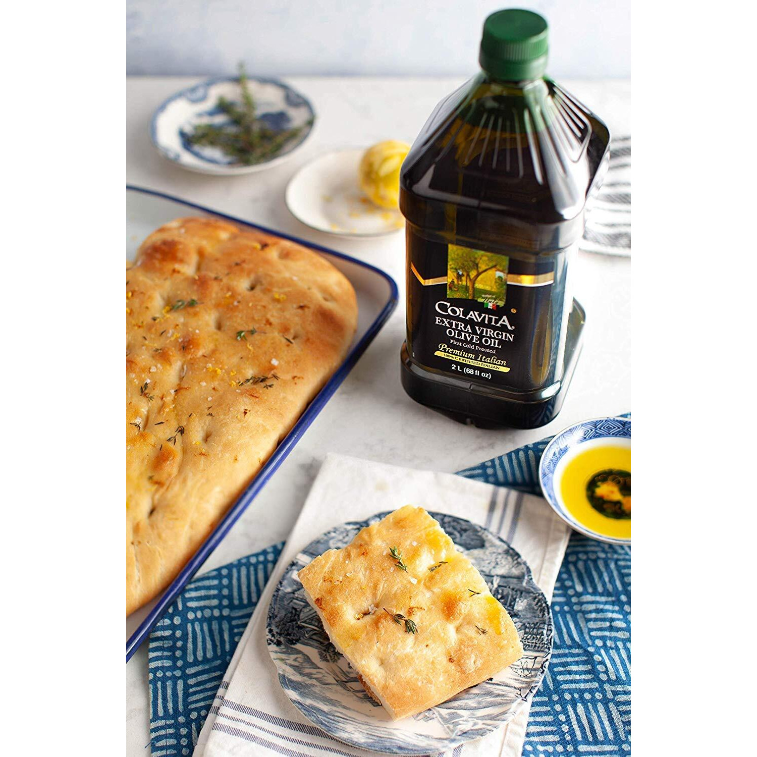 Colavita Premium Italian Extra Virgin Olive Oil, 68 Fl. Oz. (2 Liters) Jug