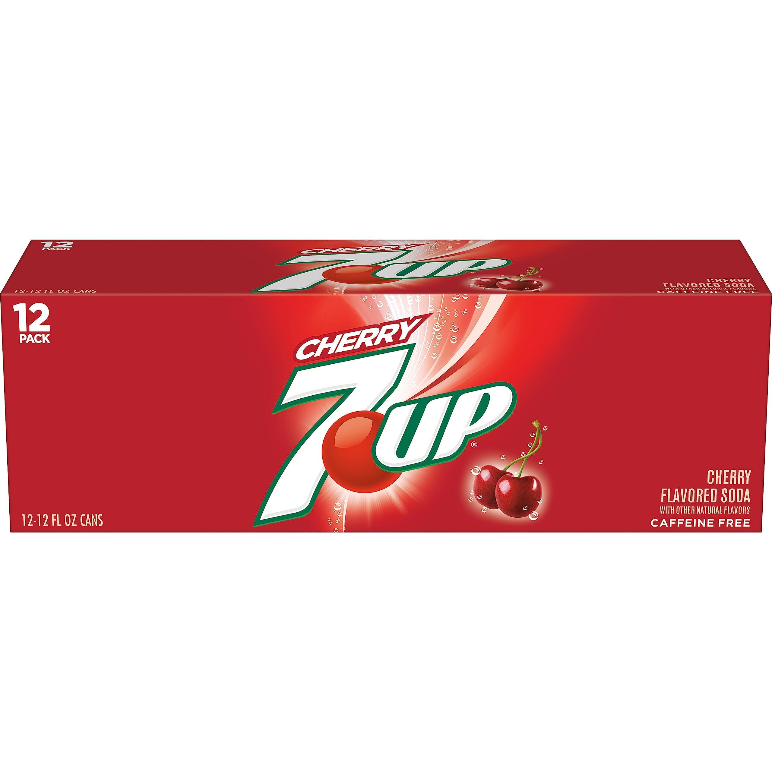 7Up Cherry Flavored Soda, 12 Fl Oz Cans (Pack Of 12)