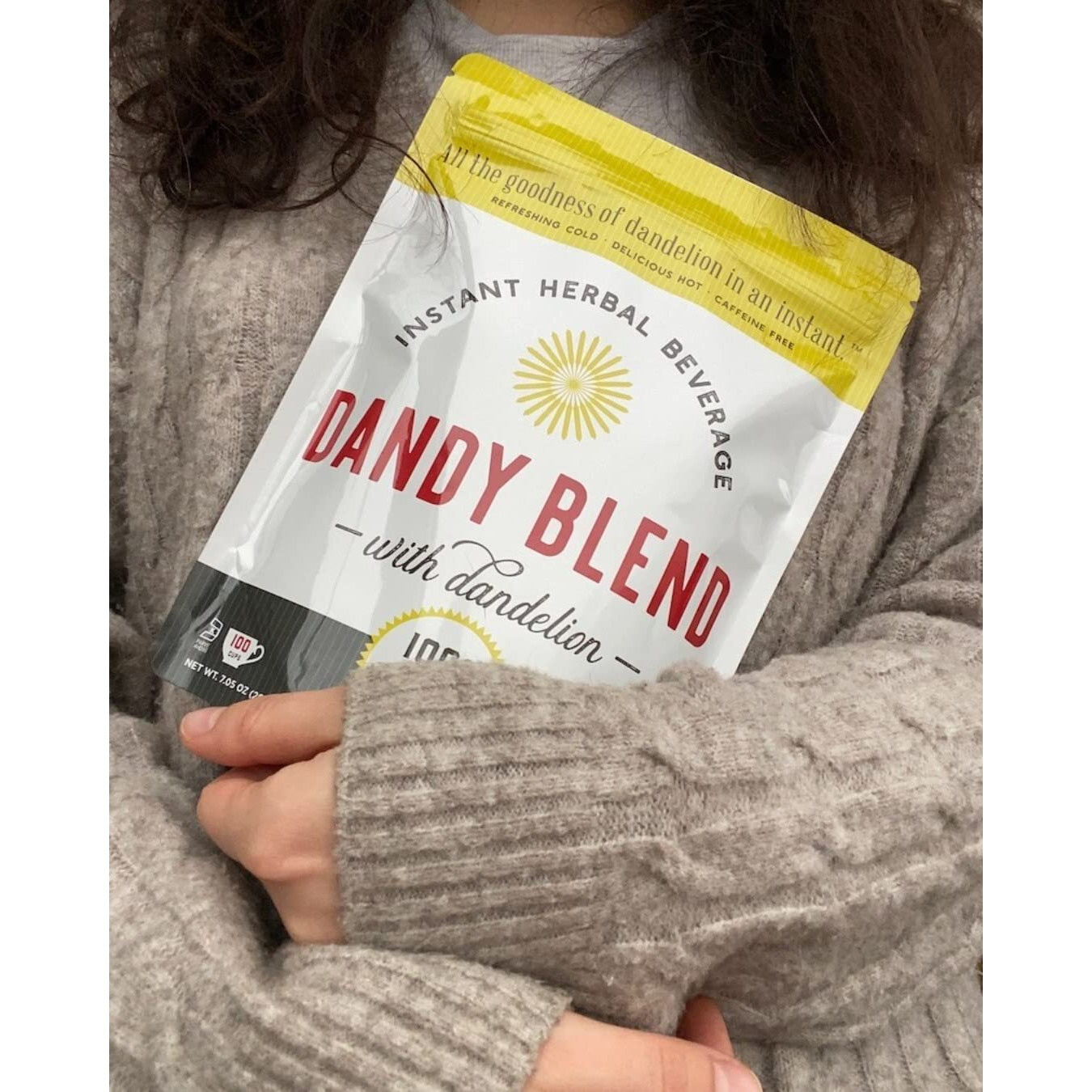 100 Cup Bag Of Original Dandy Blend Instant Herbal Beverage With Dandelion, 7.05 Oz. (200G) Bag