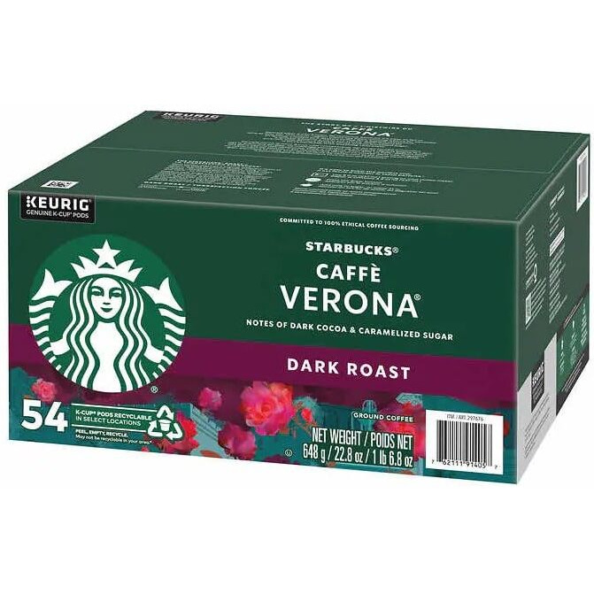 Starbucks Caffe Verona, Dark, 54-Count