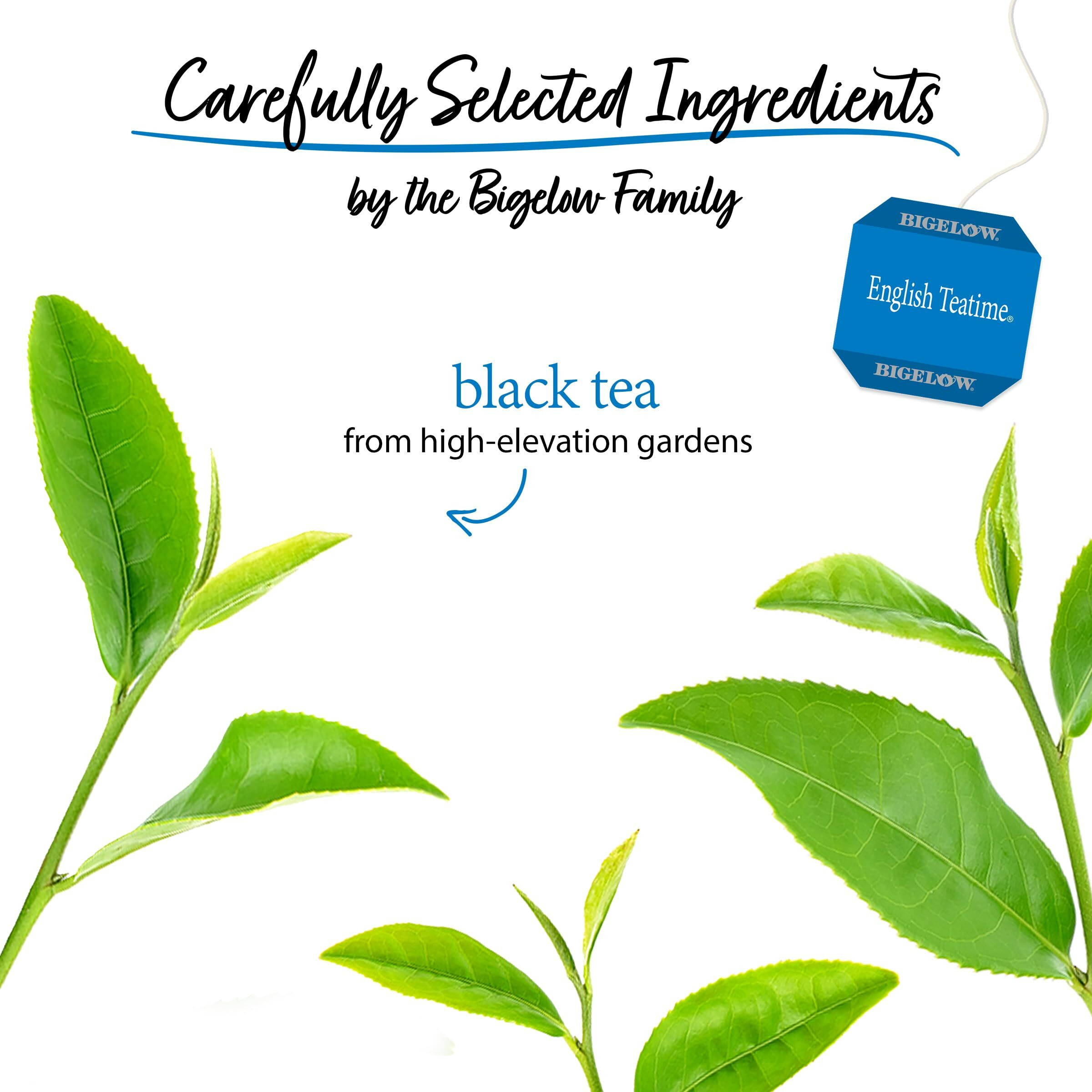 Bigelow Tea English Teatime Black Tea, Caffeinated Tea, 20 Count Box (Pack Of 6), 120 Total Tea Bags