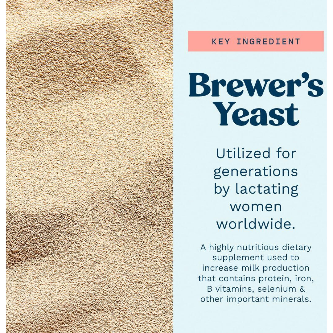 Mommy Knows Best Brewers Yeast Powder For Lactation Brewer's Yeast For Breastfeeding Mothers - Mild Nutty Flavored Unsweetened And Debittered - 2 Lb