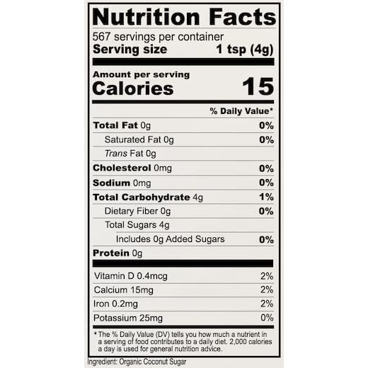 Anthonys Organic Coconut Sugar 5Lbs, Non-Gmo And Gluten Free