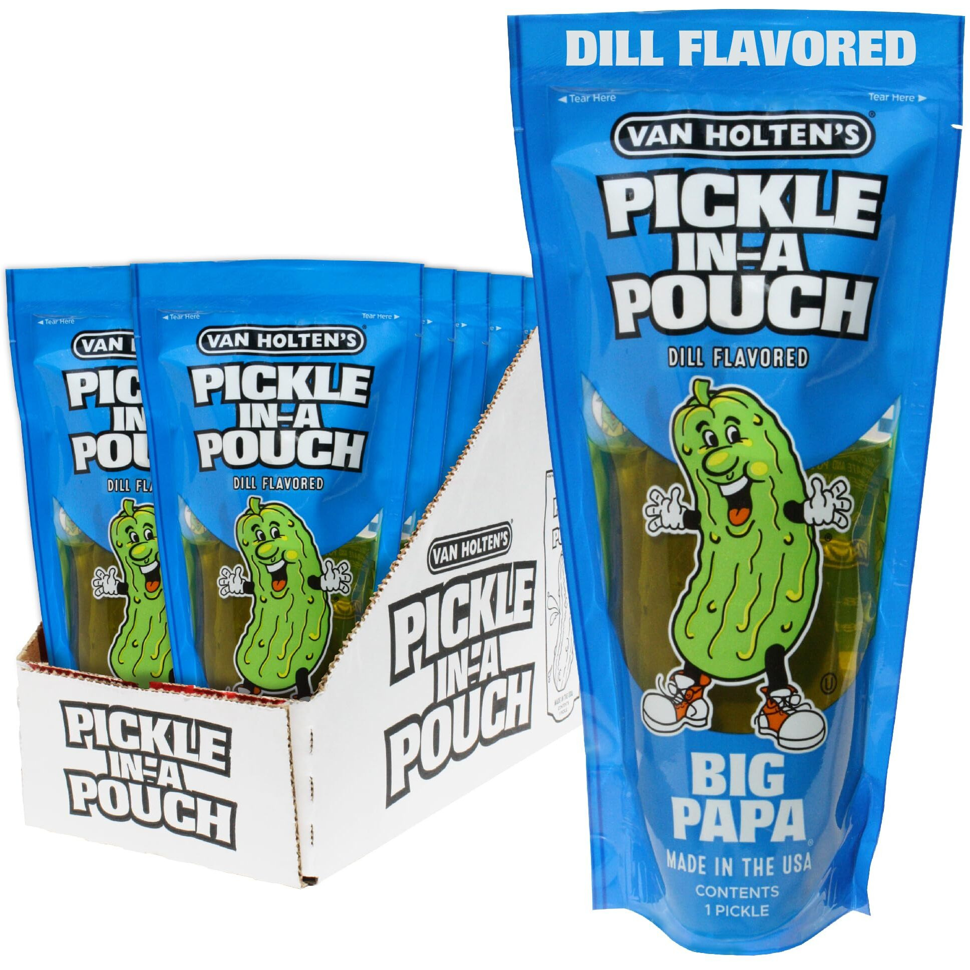 Van Holten's Pickles - Big Papa Pickle-In-A-Pouch - 12 Pack
