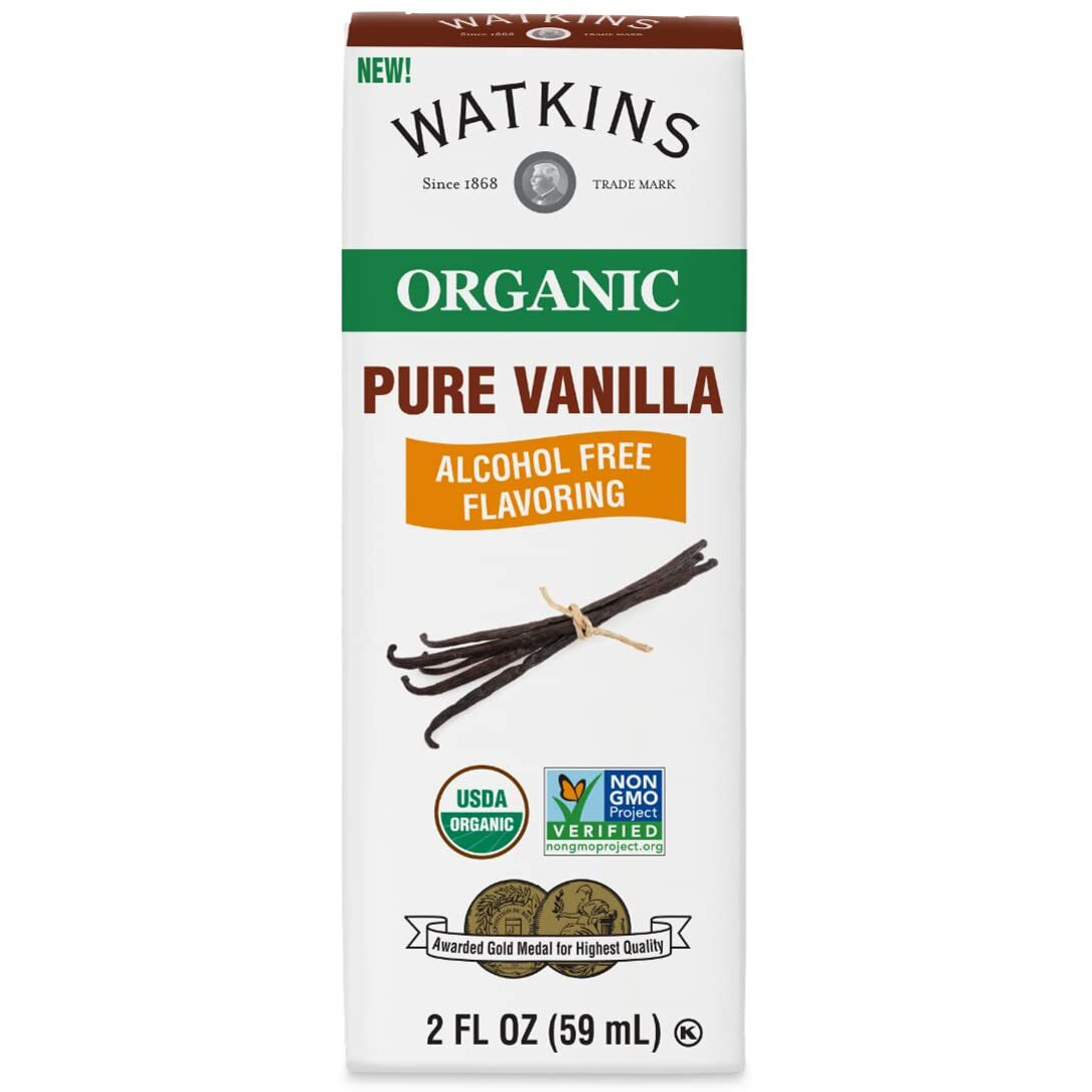 Watkins Organic Pure Vanilla Alcohol Free Flavoring, 2 Fl. Oz (Pack Of 1)