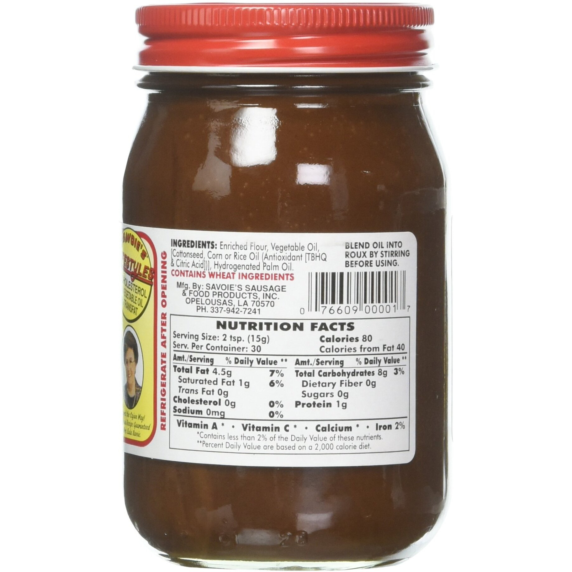 Savoie's Old Fashioned Dark Roux (16 Oz)