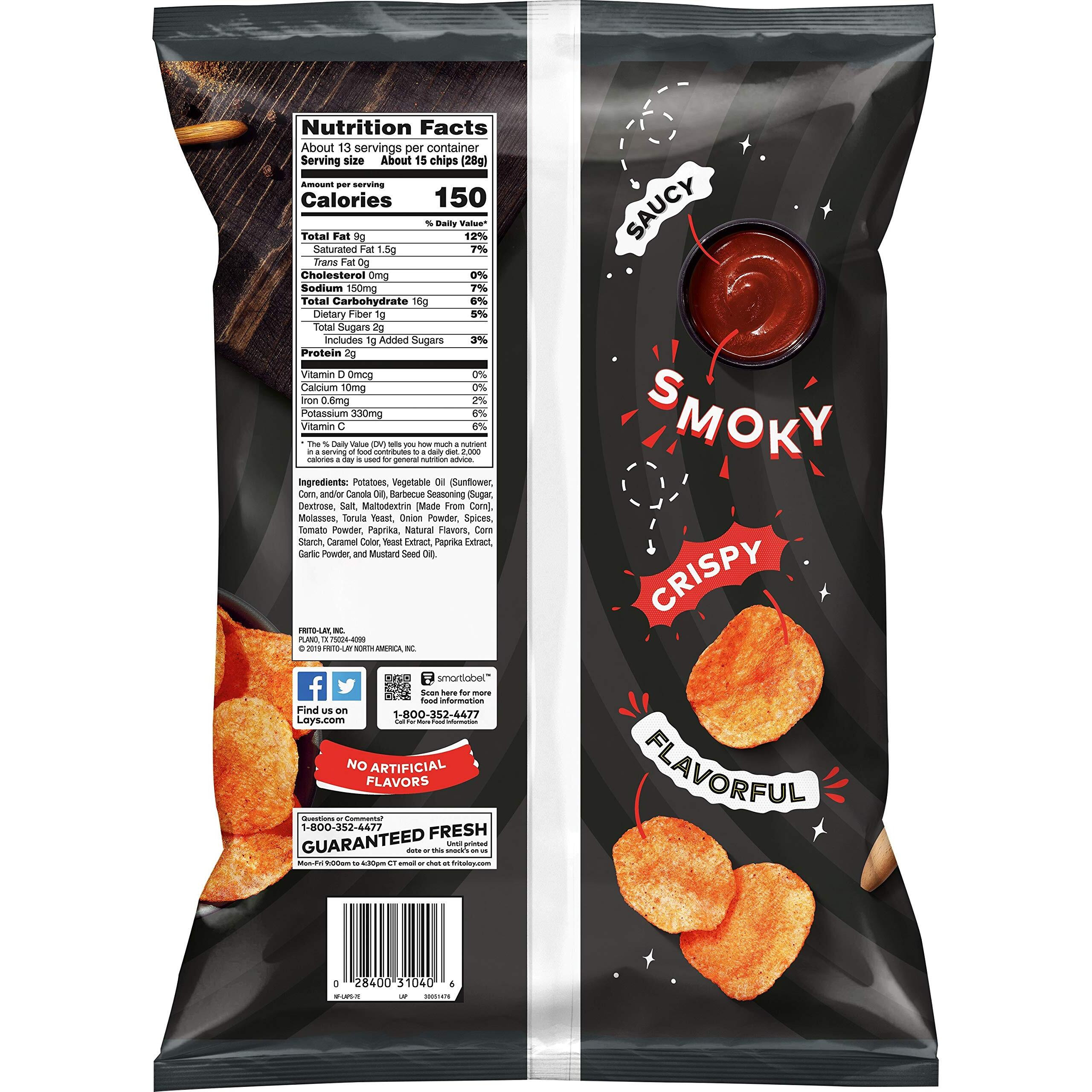 Lay's Barbecue Flavored Potato Chips, 12.5 Oz