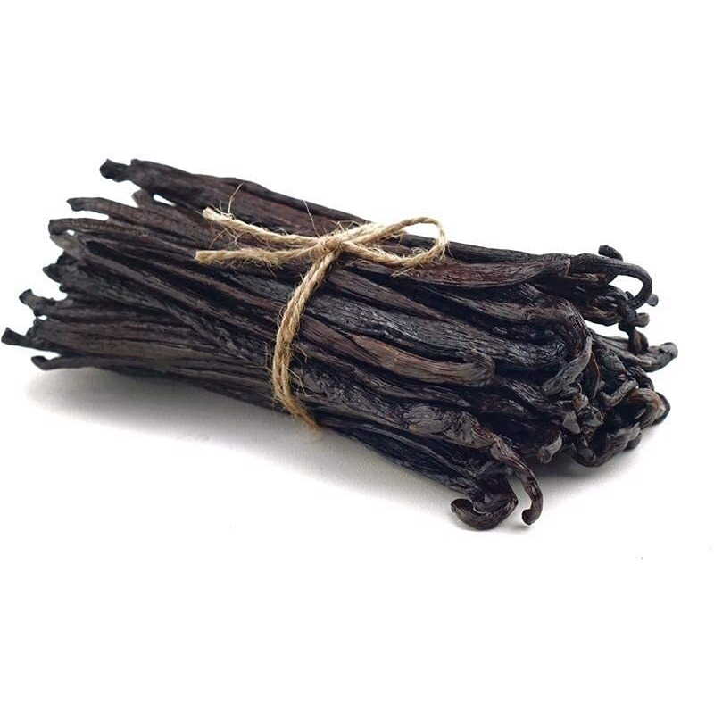 25 Vanilla Beans For Making Vanilla Extract Grade A - Non-Gmo Planifolia Vanilla Beans Bulk, 6-8 Inches Vanilla Beans For Making Vanilla Extract Grade A+