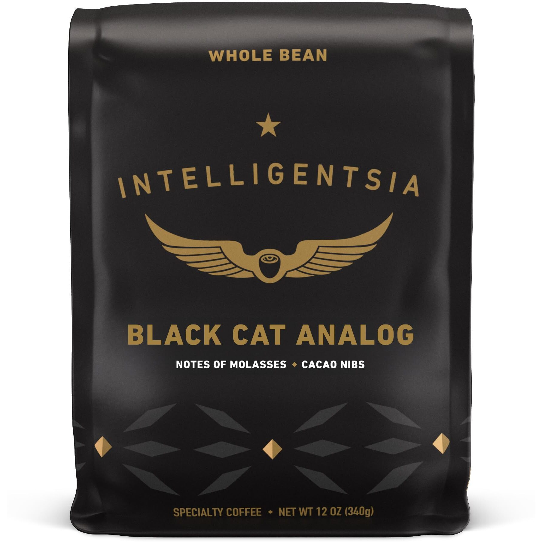 Intelligentsia Coffee, Medium Roast Whole Bean Coffee - Black Cat Analog 12 Ounce Bag