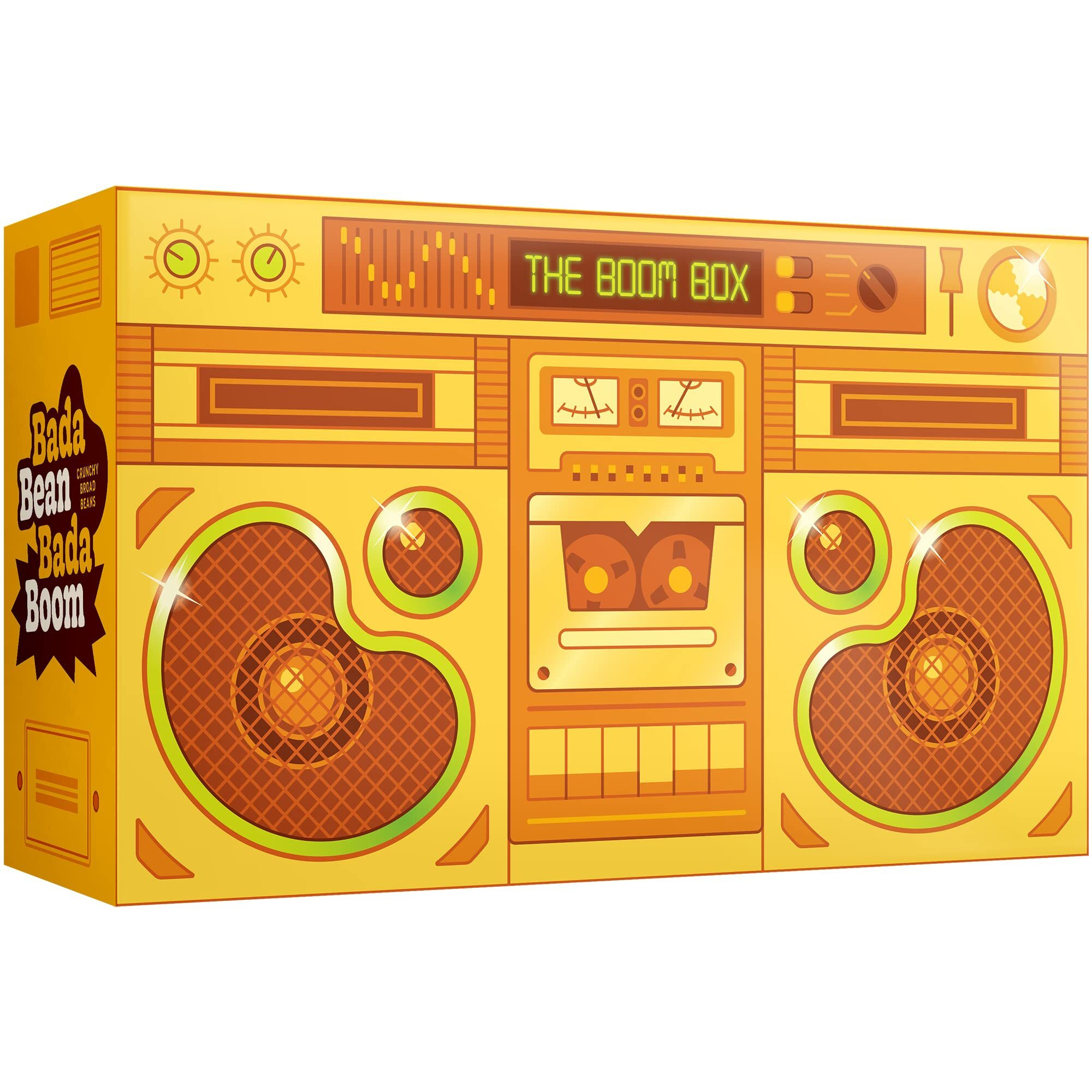 Bada Bean Bada Boom, Crunchy Roasted Broad Bean Snacks (Fava), High Protein, Vegan, Gluten-Free - 110 Calorie Packs, The Boom Box Variety Pack, 1 Ounce (Pack Of 45)