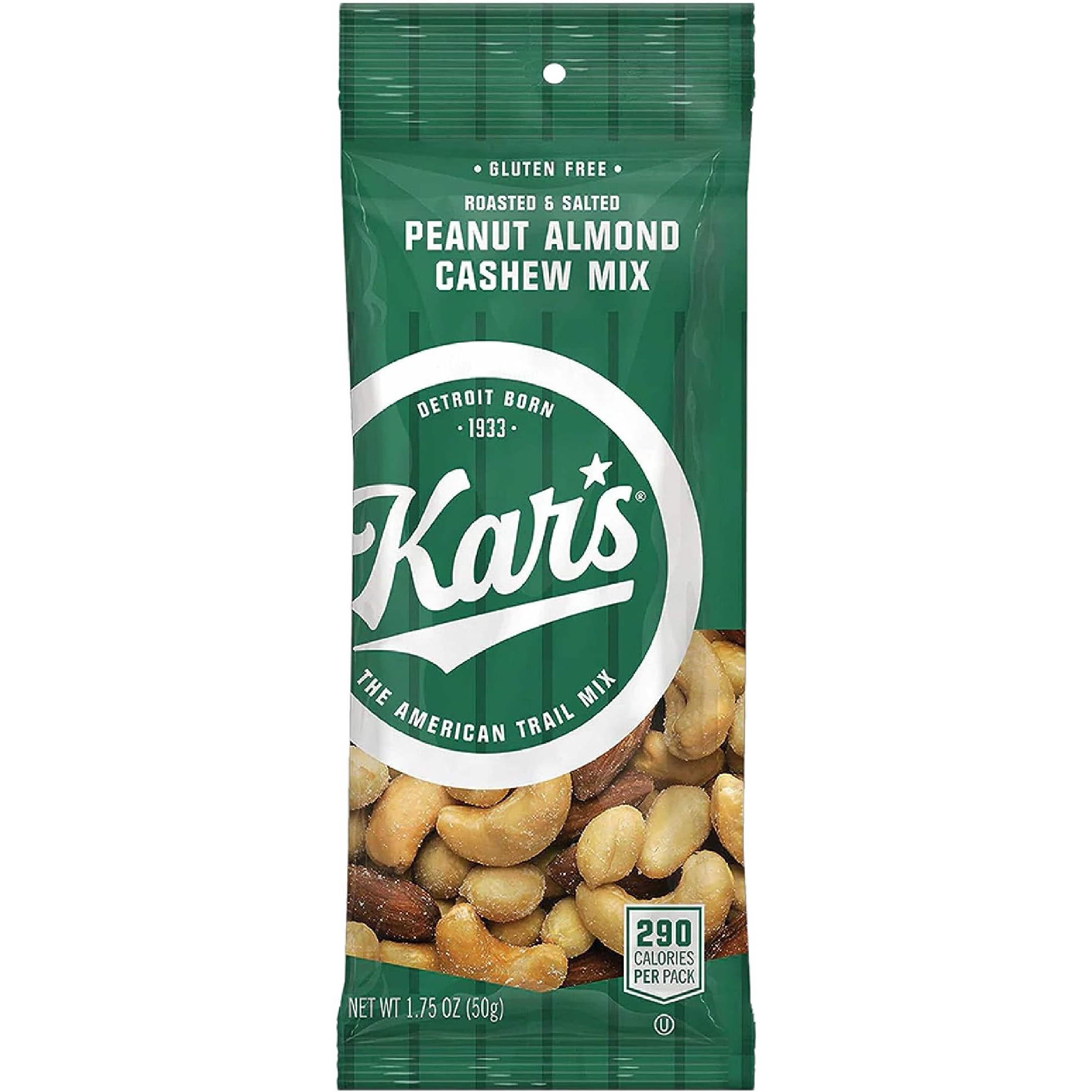 Kars Nuts Peanut Almond Cashew Mixed Nuts, 1.75 Oz Individual Snack Packs - Bulk Pack Of 72, Gluten-Free Snacks