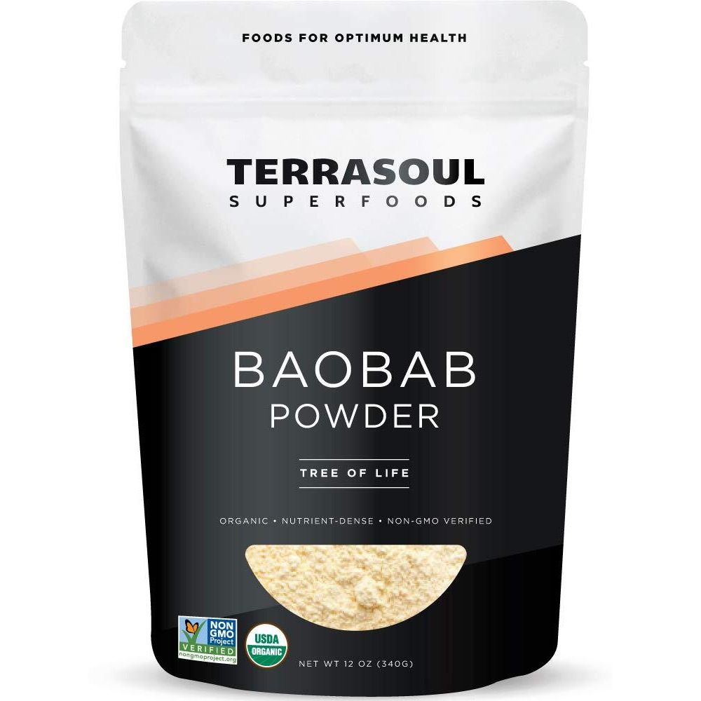 Terrasoul Superfoods Organic Baobab Fruit Powder, 12 Ounces
