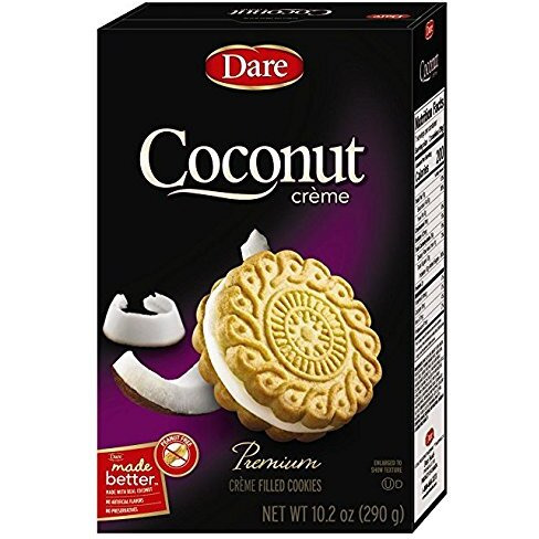 Dare Coconut Creme Filled Cookie, Peanut Free, 10.2 Ounces (Pack Of 12)
