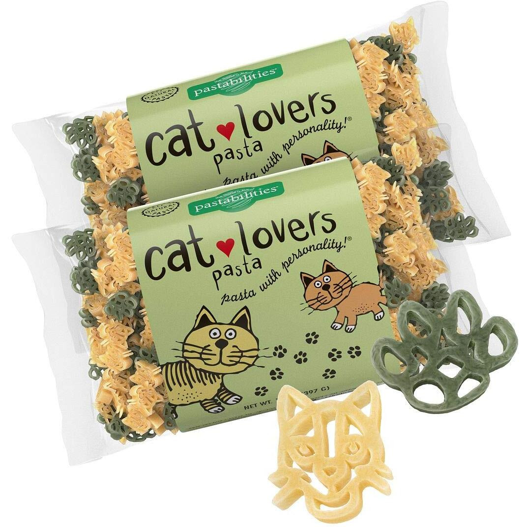 Pastabilities Fun Shaped Pasta For Kids - Cat Lovers Pasta - Purrfect Animal Theme, Non-Gmo Natural Wheat Pasta, All-Natural, Kosher Certified, Made In The Usa, (2 Pack,14 Oz)