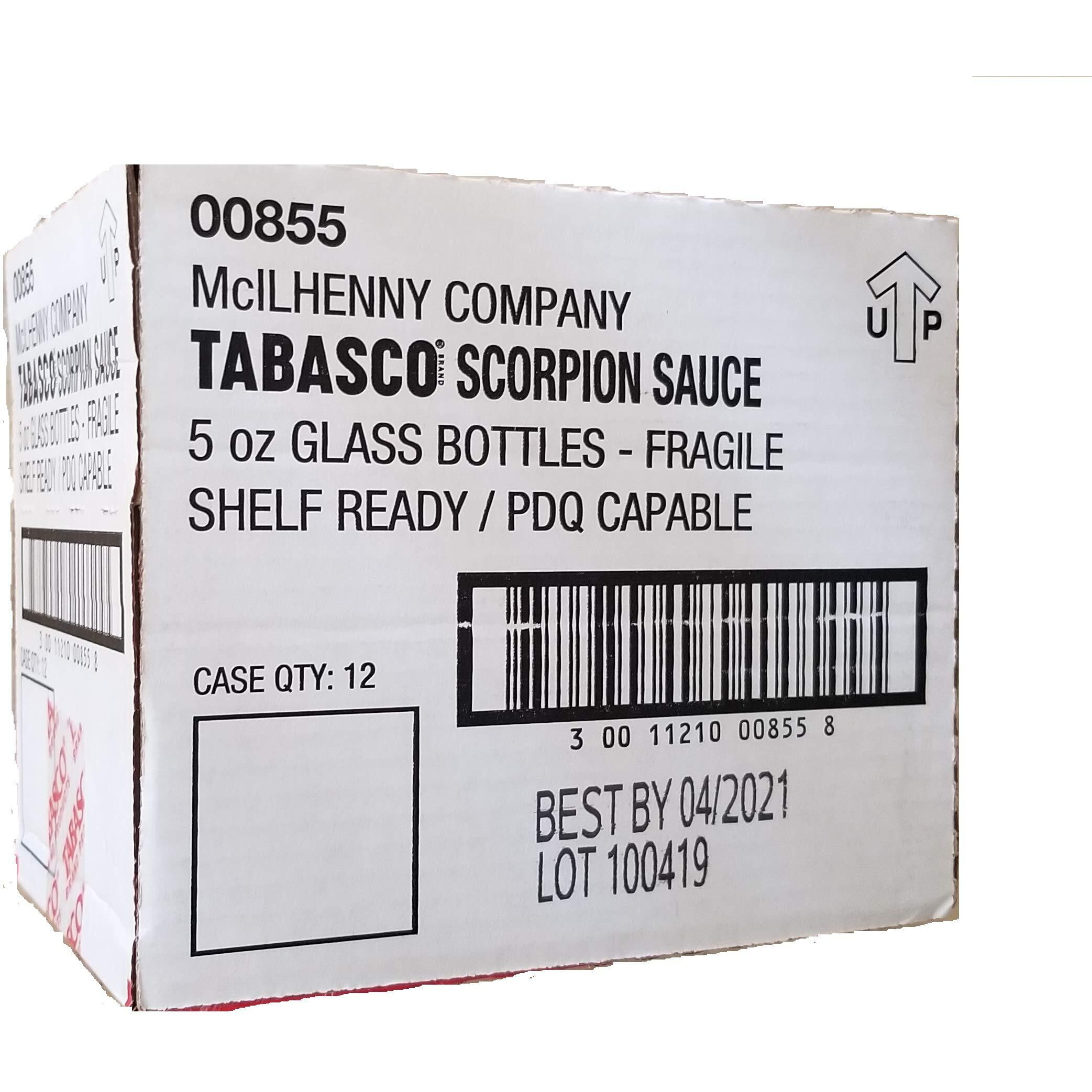 Tabasco Scorpion Hot Sauce 5 Ounce (Case Of 12)