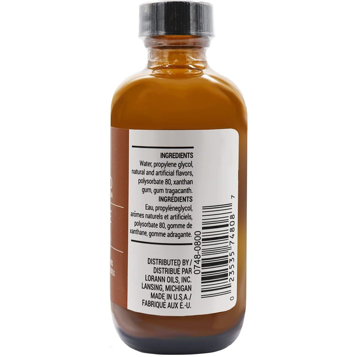 Lorann Almond Bakery Emulsion, 4 Ounce Bottle - 4 Pack